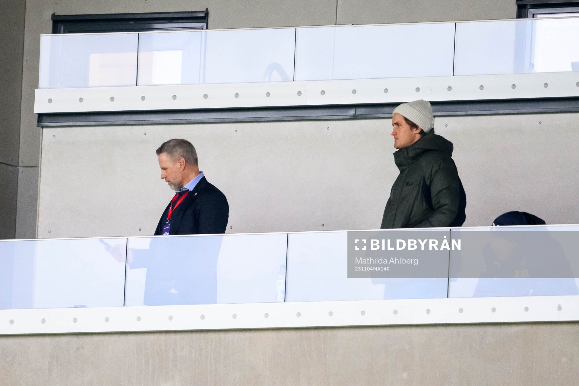 Helsingborgs ordförande Fredrik Karlsson och Thomas Pauck
