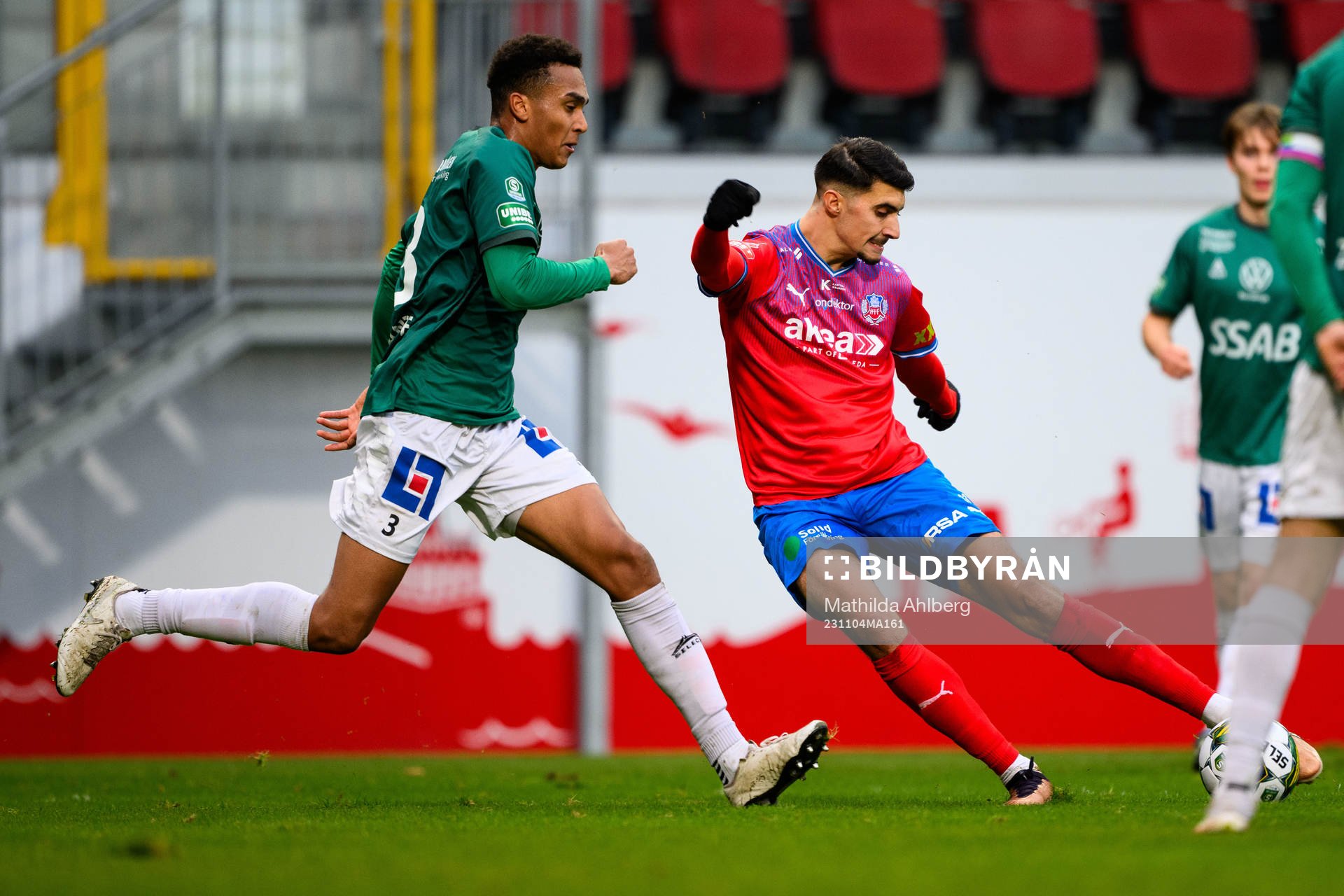 Brages Eirik Asante Gayi och Helsingborgs Amar Muhsin