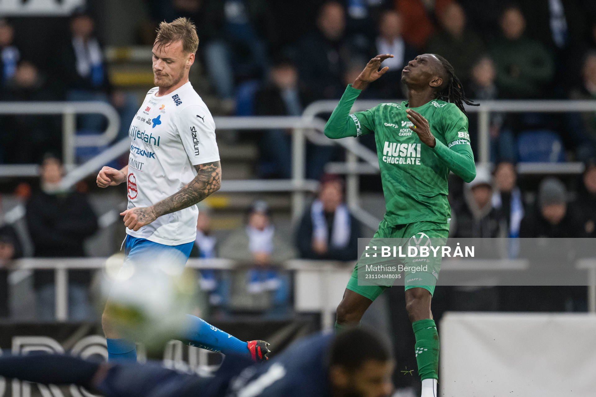 Hammarbys Bubacarr Trawally deppar