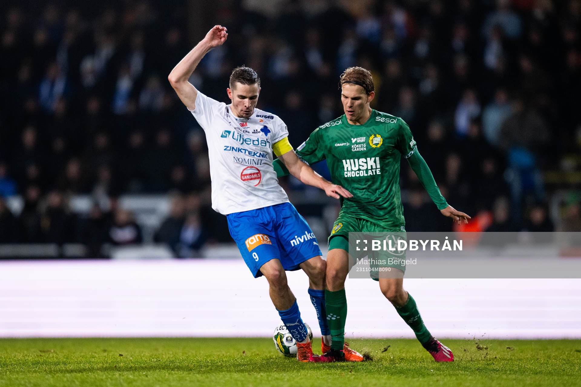 Värnamos Oscar Johansson och Hammarbys Markus Karlsson