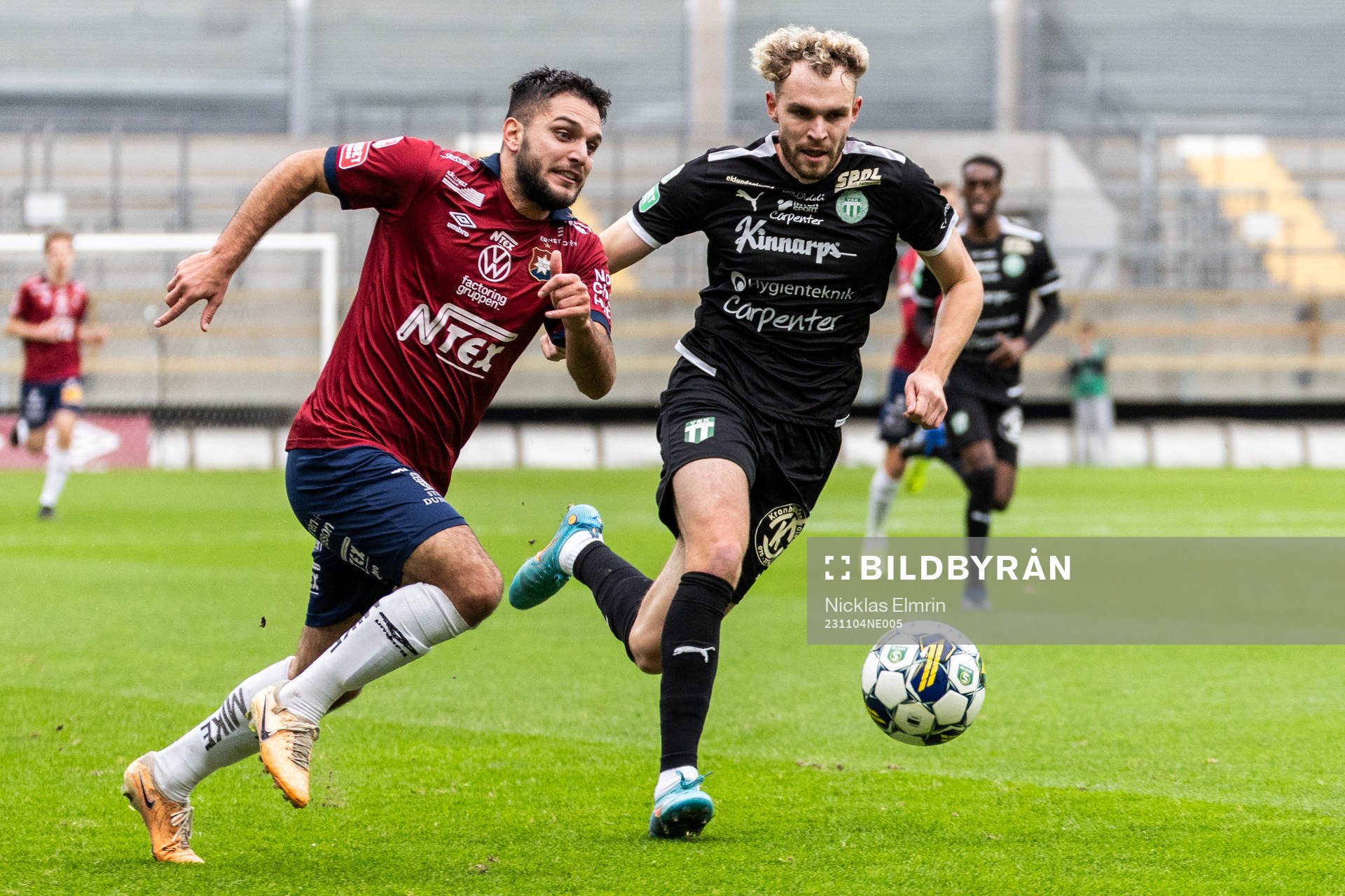 Örgrytes Edi Sylisufaj och Västerås SKs Philipp Strompf