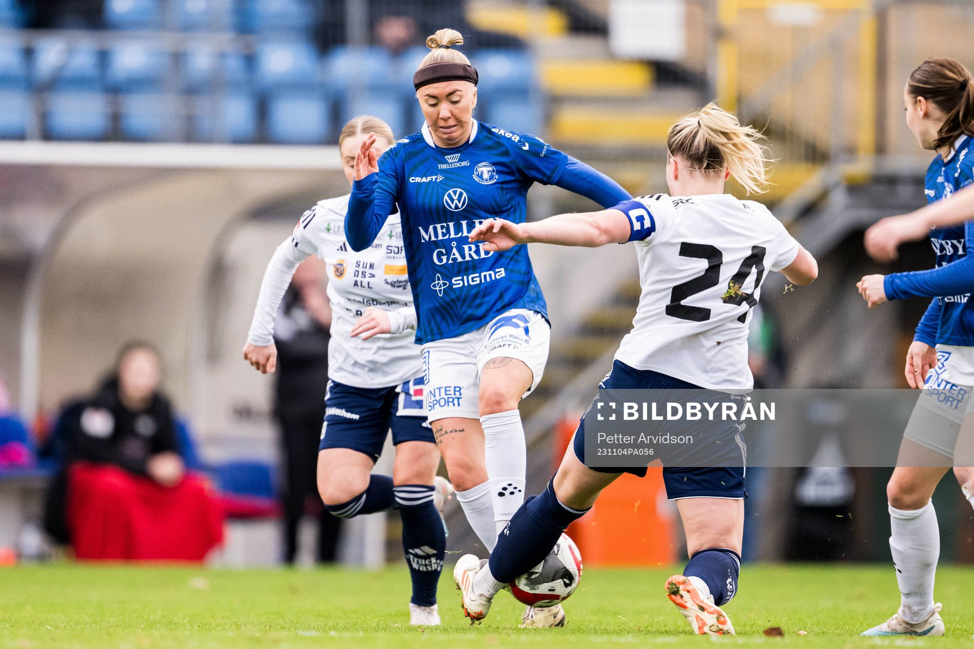Trelleborgs Linnea Prambrant och Sundsvalls Amanda Hagelberg