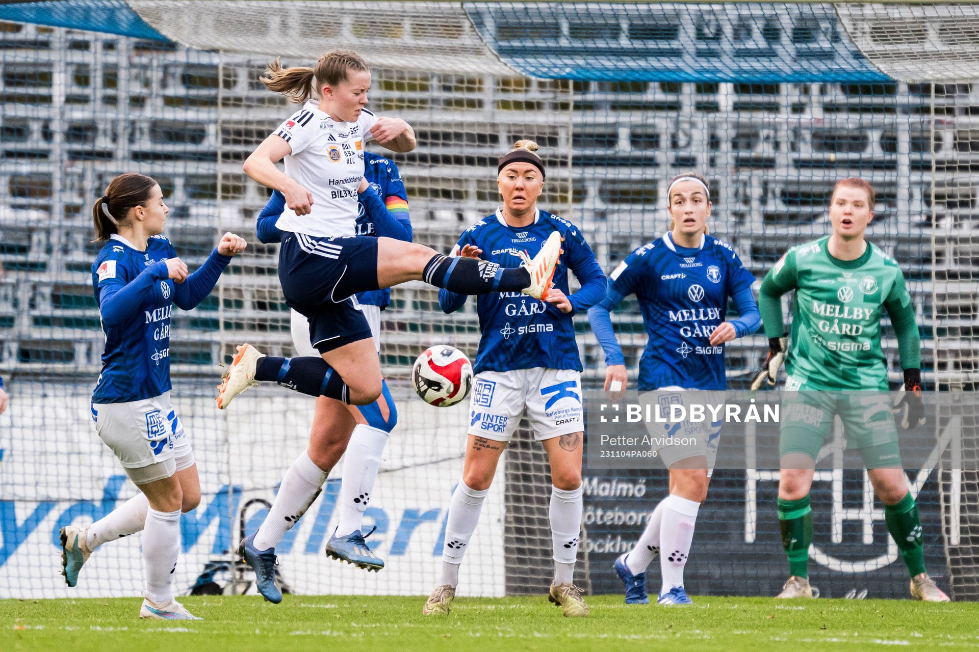 Sundsvalls Sofia Vesterlund och Trelleborgs Linnea Prambrant