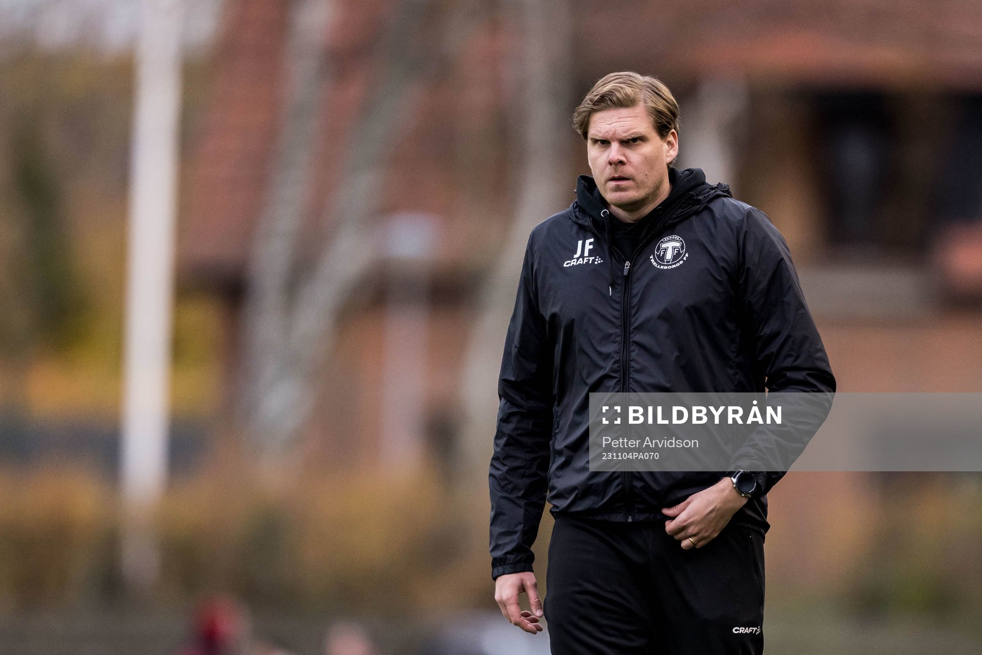 Trelleborgs tränare Joakim Felldin