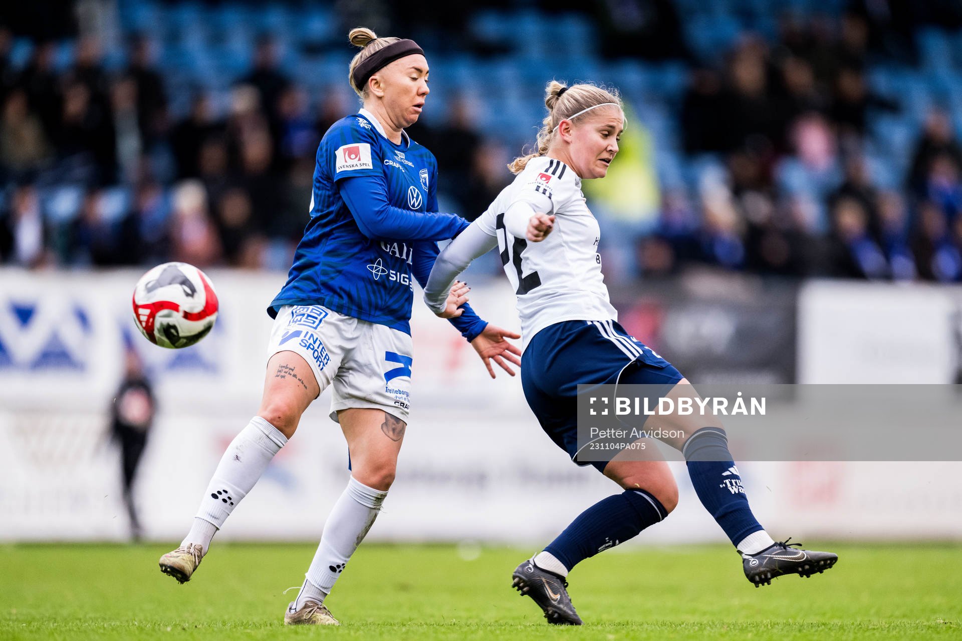 Trelleborgs Linnea Prambrant och Sundsvalls Amanda Hagelberg