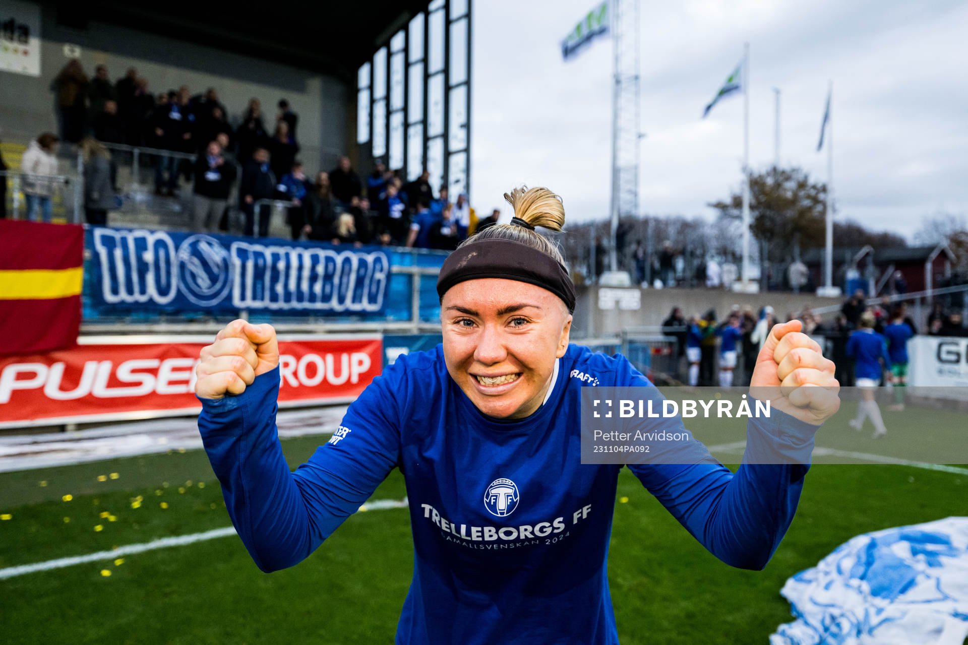 Trelleborgs Linnea Prambrant jublar