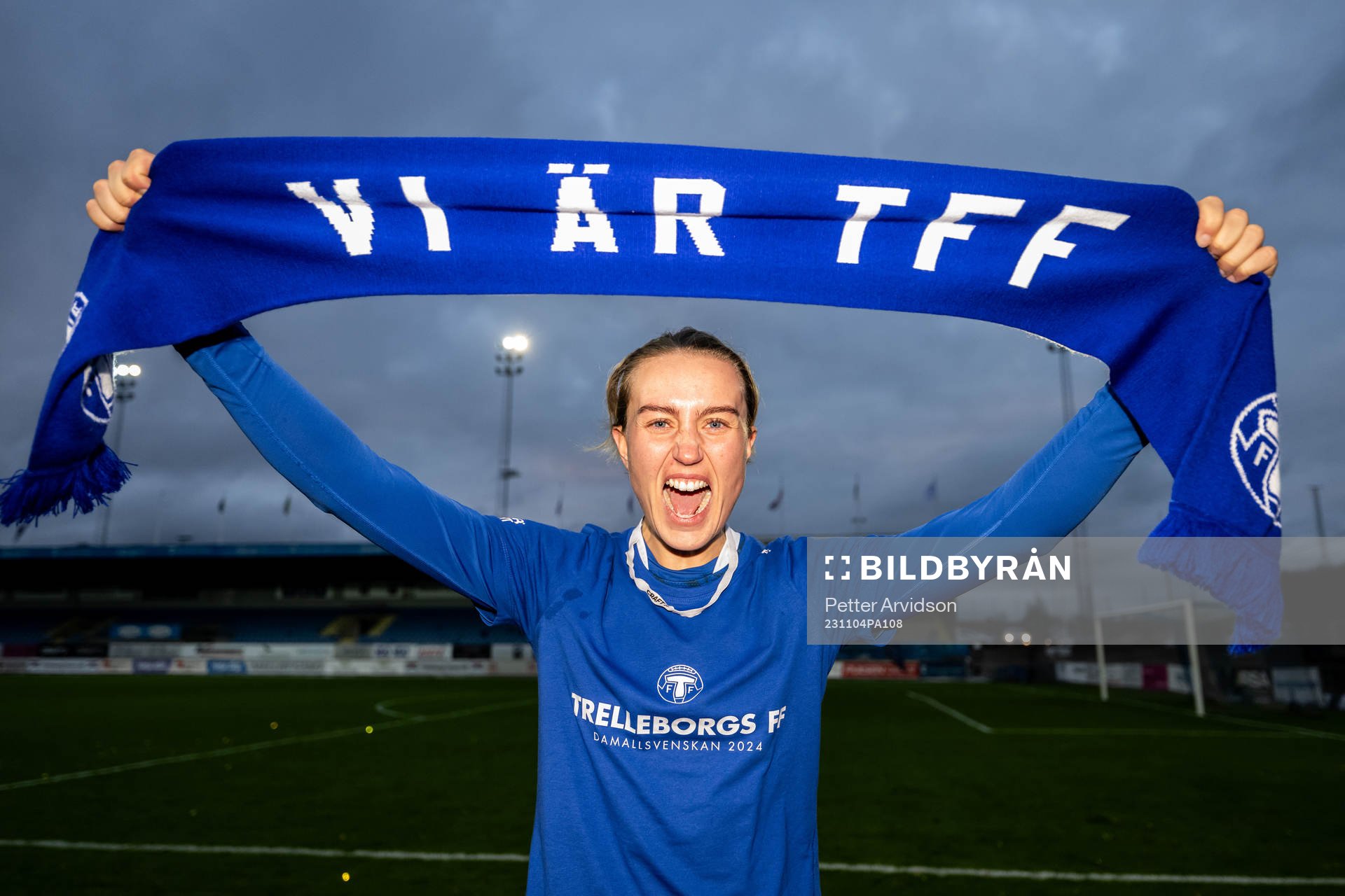 Trelleborgs Viktoria Persson jublar
