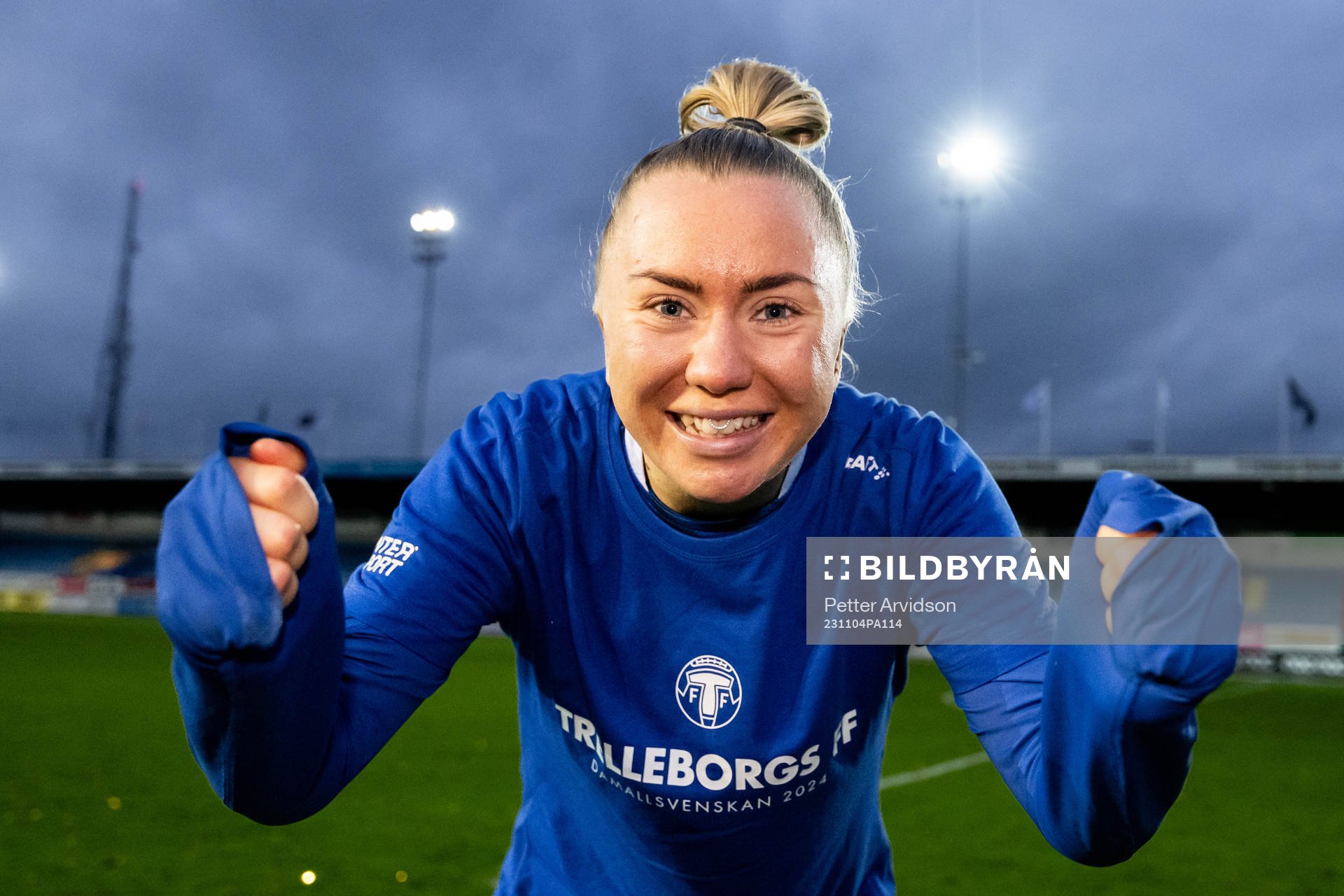 Trelleborgs Linnea Prambrant jublar
