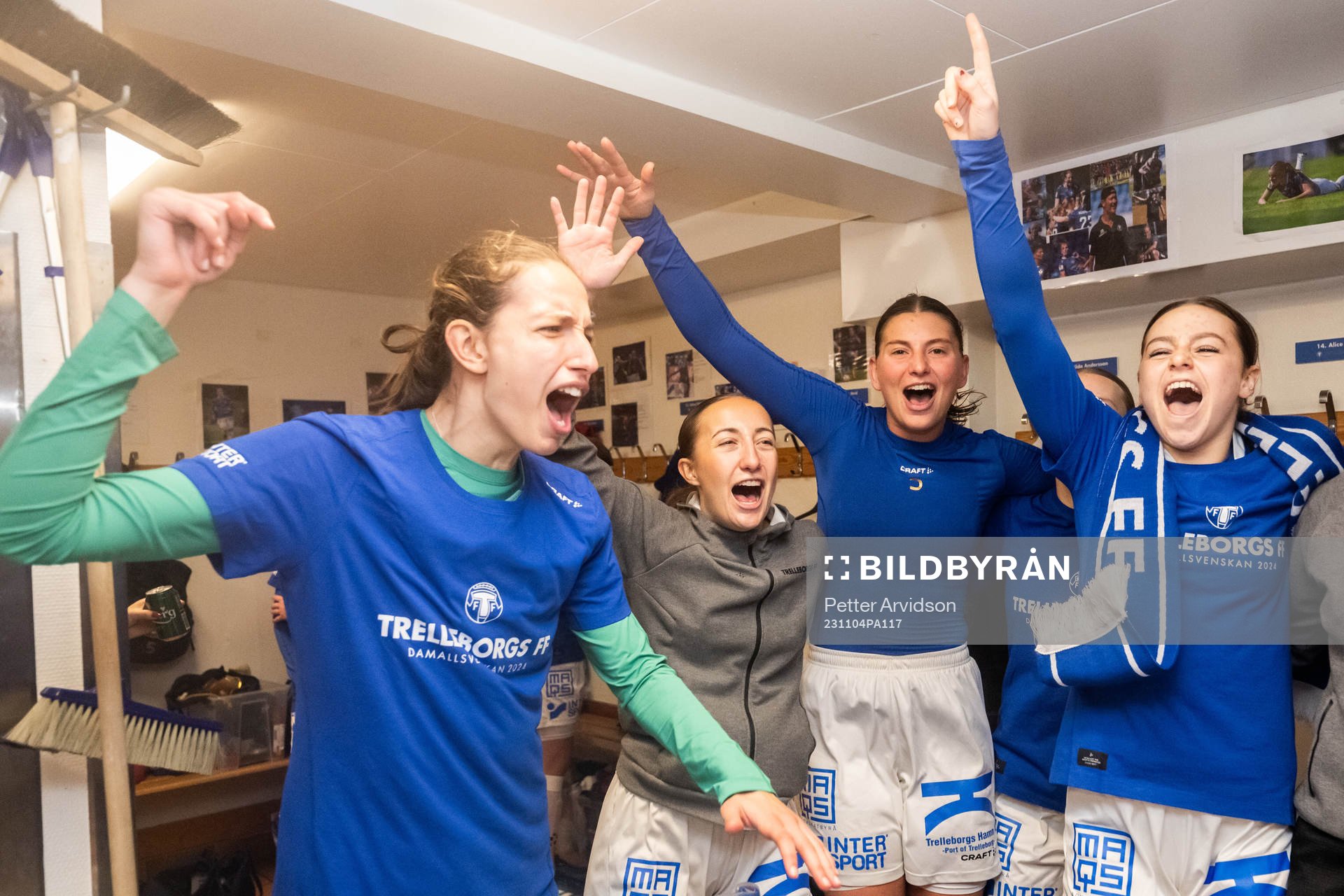 Trelleborgs målvakt Somea Polozen, Saga Ollerstam och