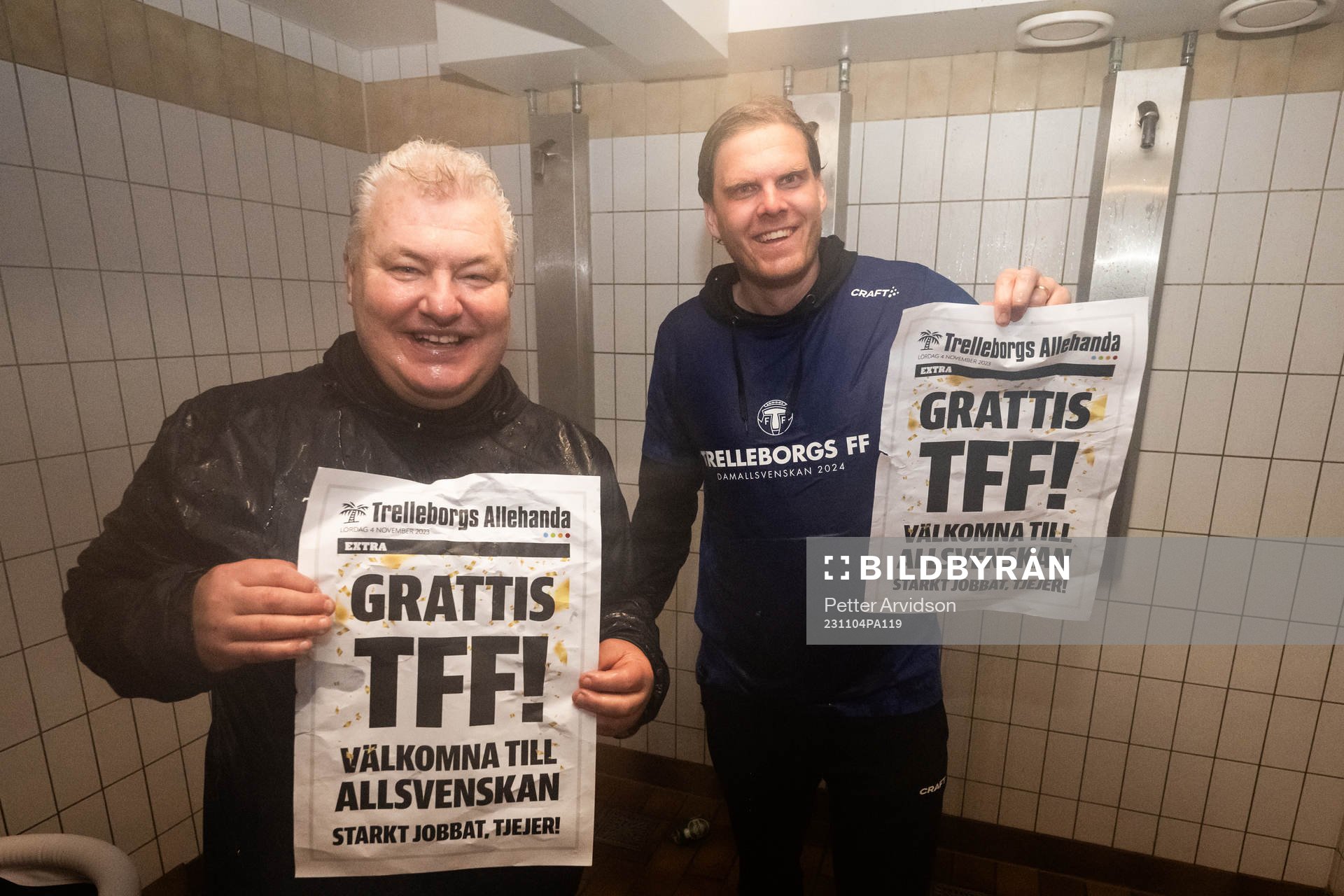 Trelleborgs assisterande tränare Hans Malmgren och