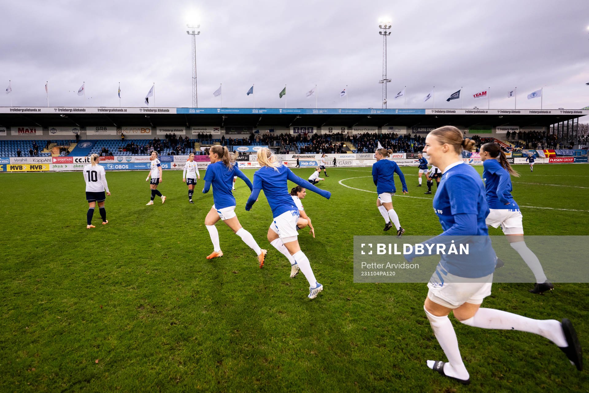 Trelleborgs spelare jublar