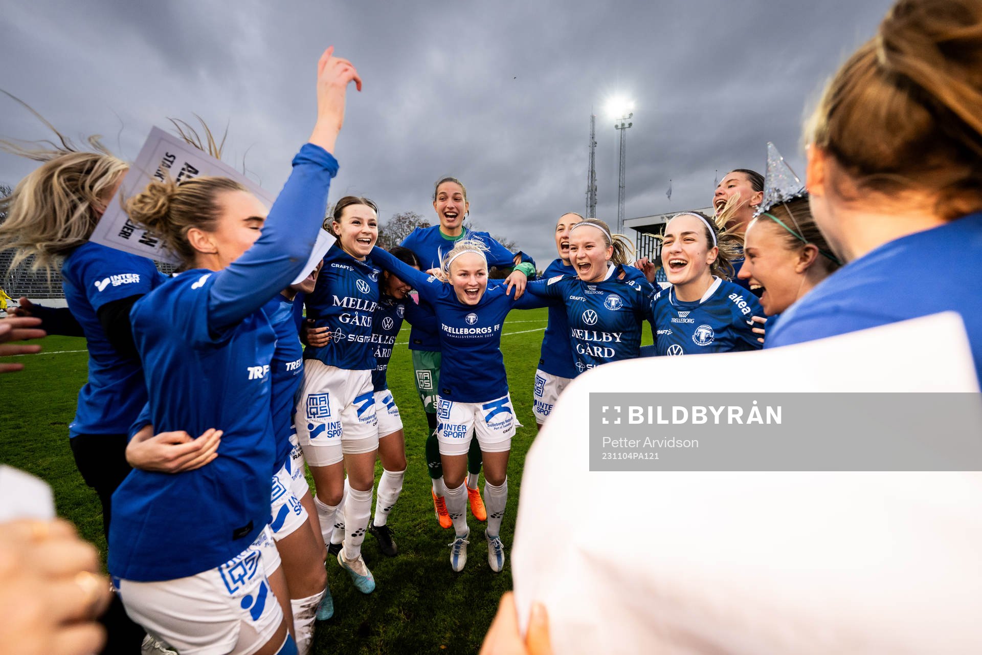 Trelleborgs Alice Egnér, målvakt Somea Polozen och Lova