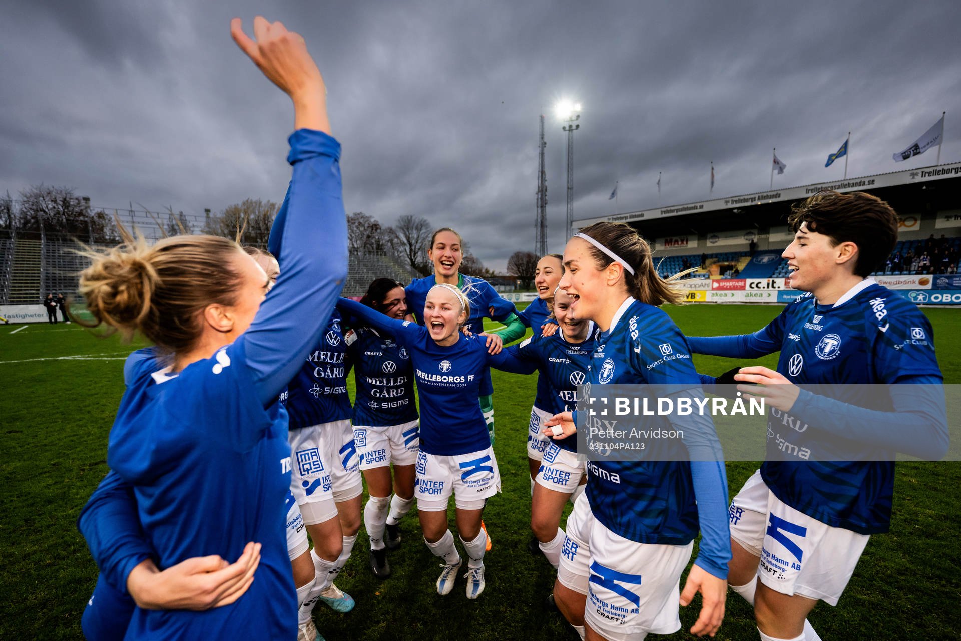 Trelleborgs Lova Sternfeldt (m) jublar