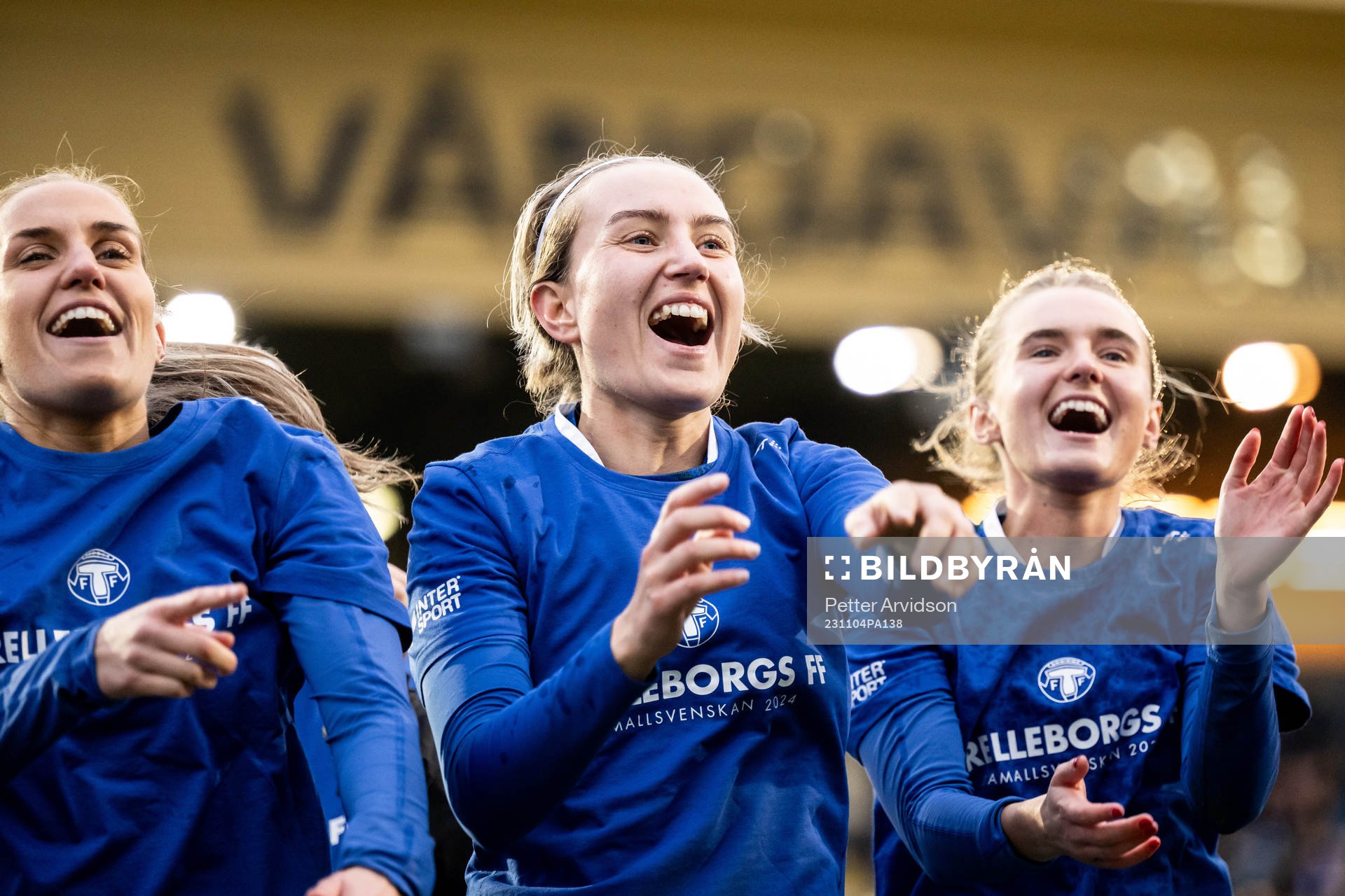 Trelleborgs Hanna Persson, Viktoria Persson och Rio Strand