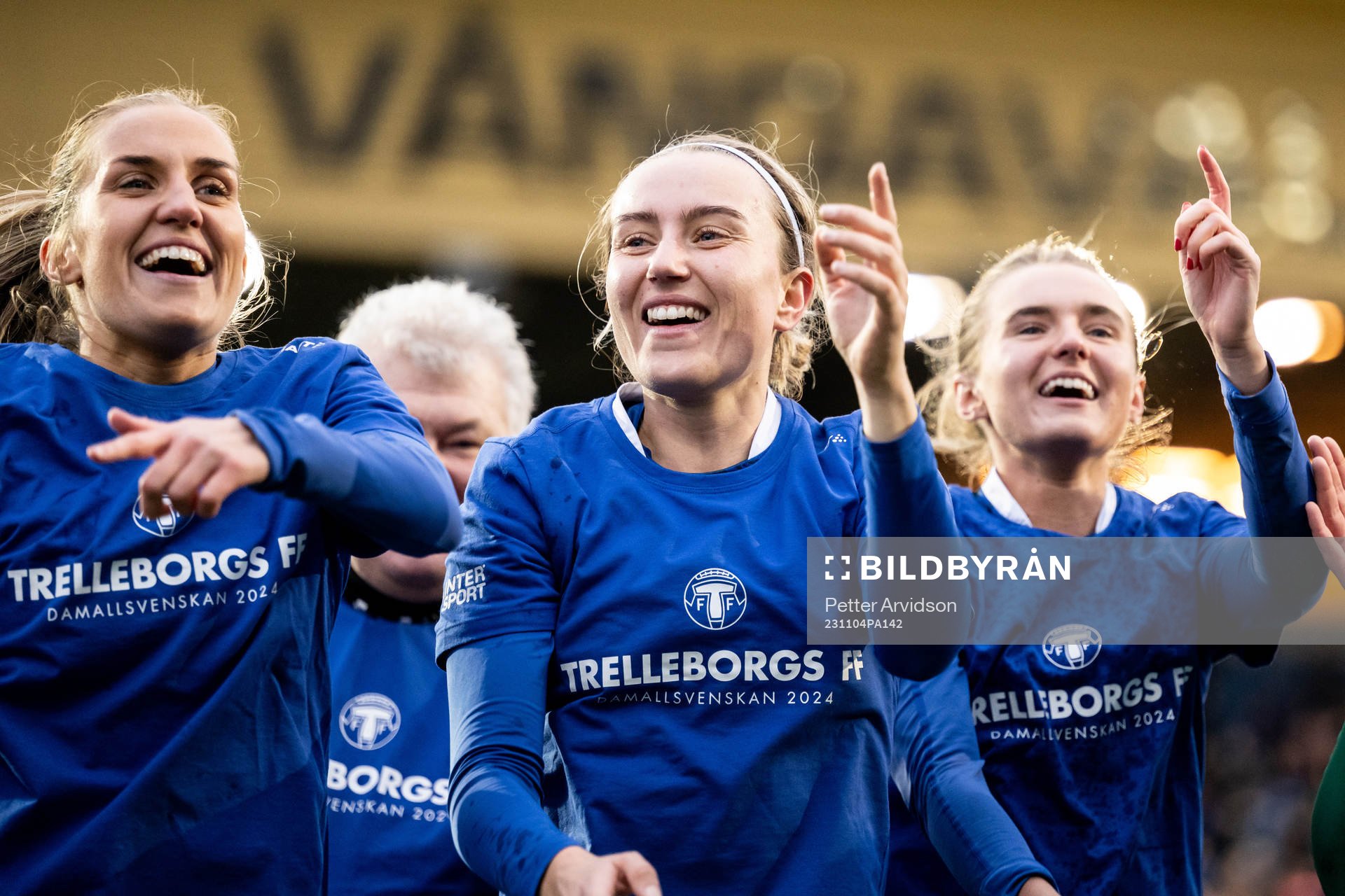 Trelleborgs Hanna Persson, Viktoria Persson och Rio Strand