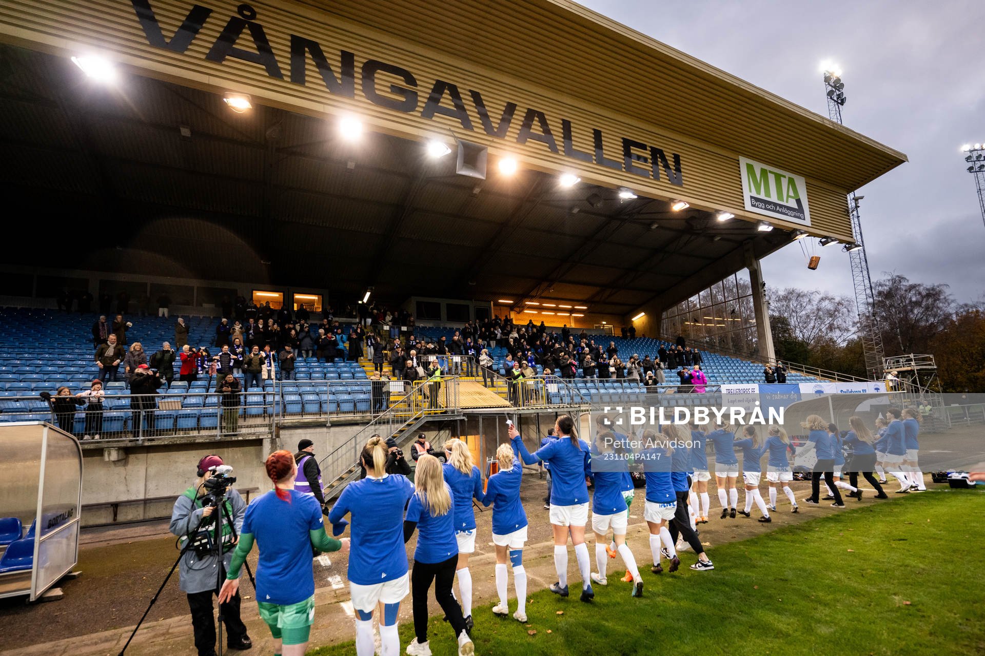 Trelleborgs spelare jublar