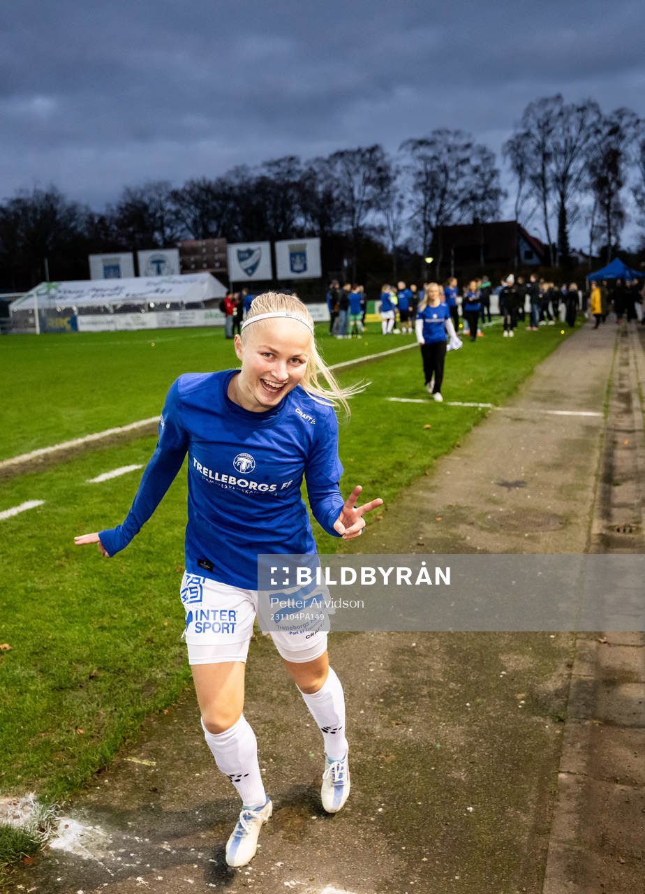 Trelleborgs Lova Sternfeldt jublar