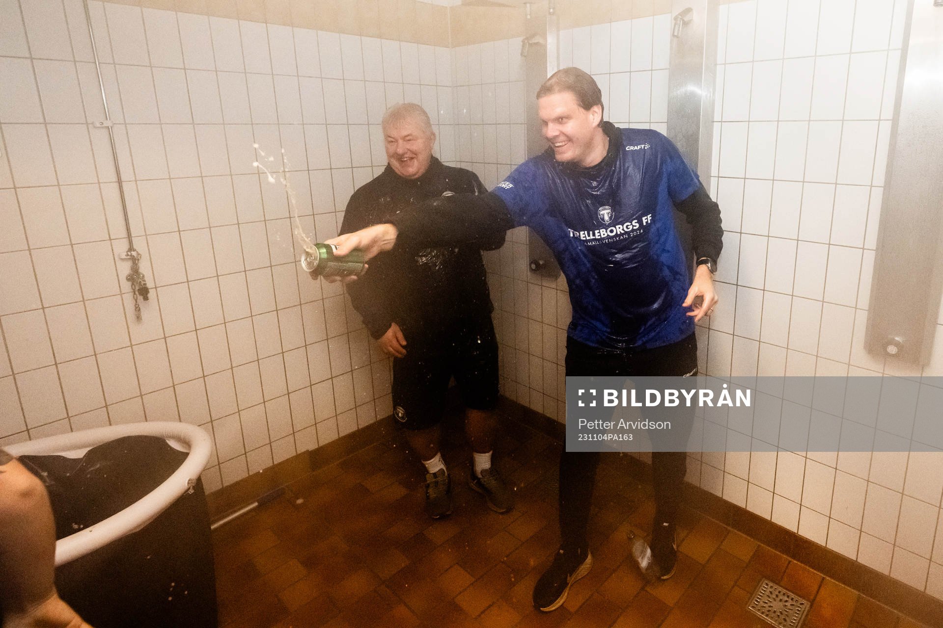 Trelleborgs assisterande tränare Hans Malmgren och