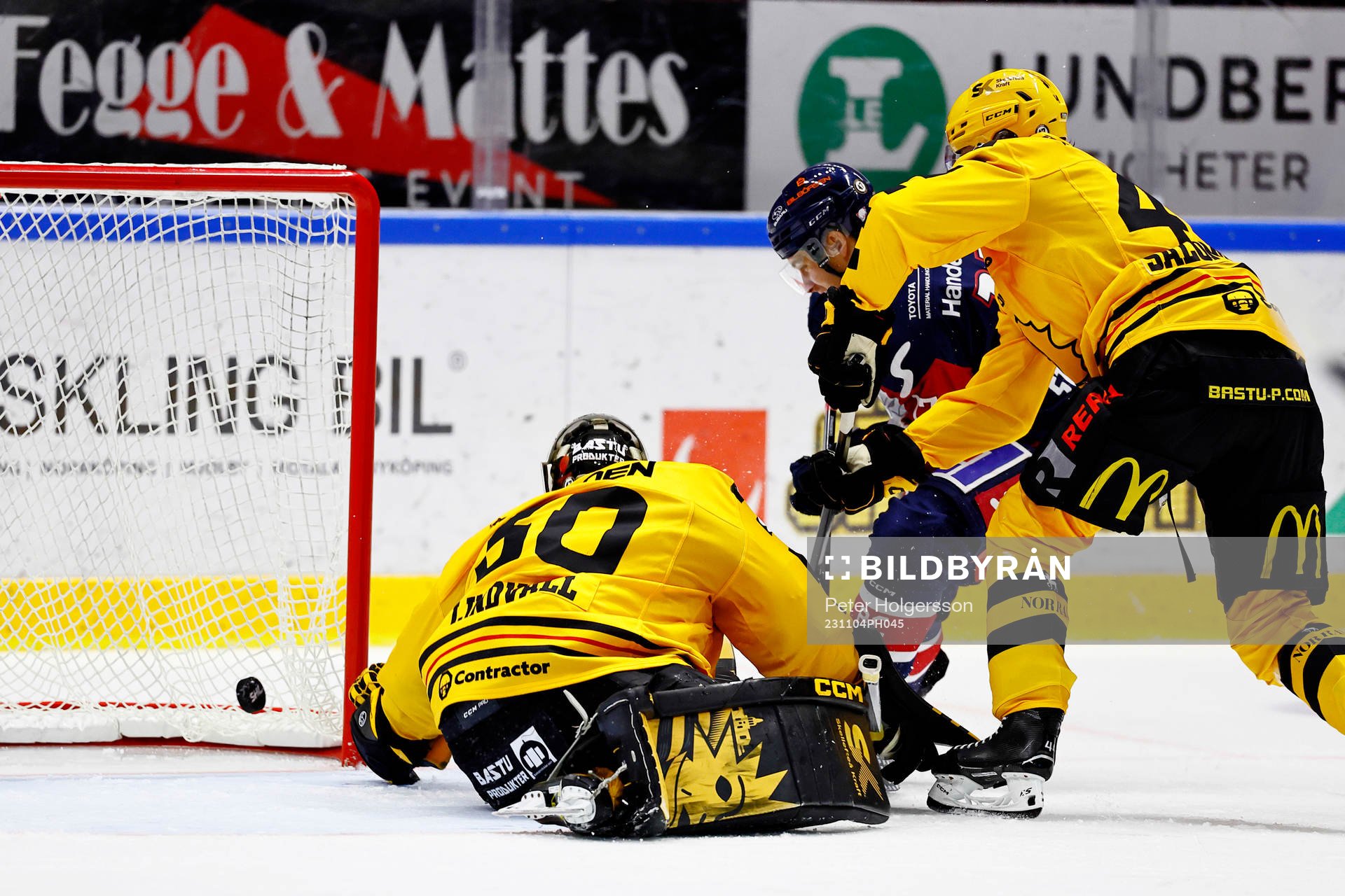 Mål 2-0 av Linköpings Sebastian Strandberg förbi