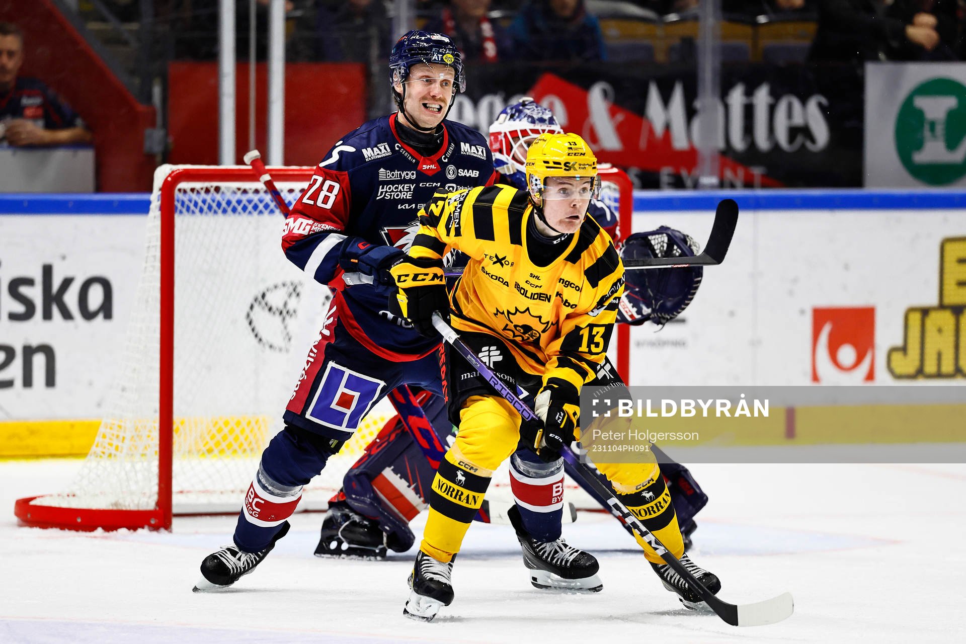 Linköpings John Nyberg och Skellefteås Theo Keilin
