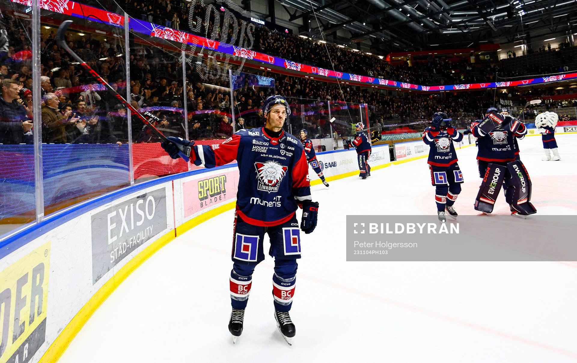 Linköpings Lance Bouma jublar