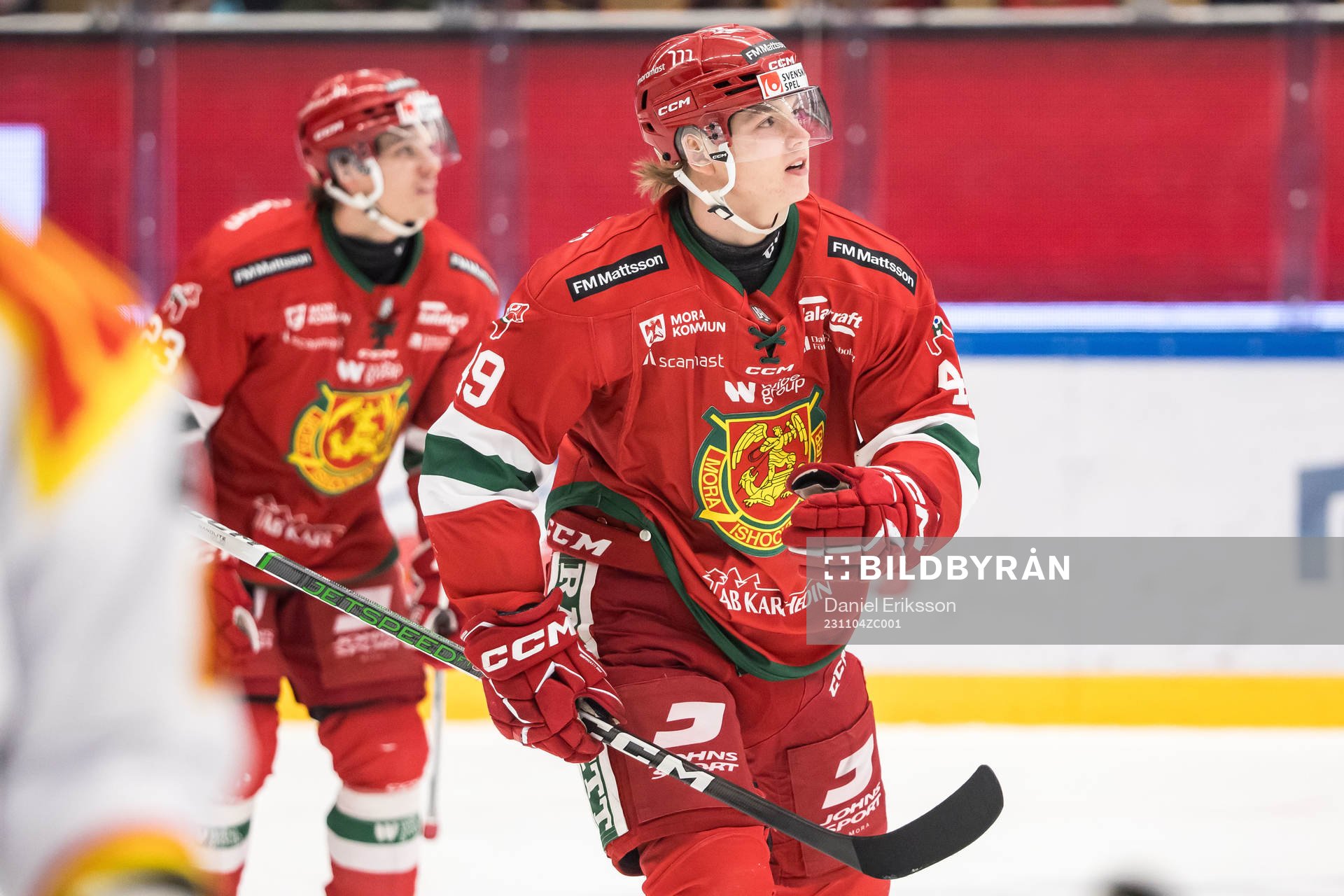 Mora IKs Noah Steen jublar