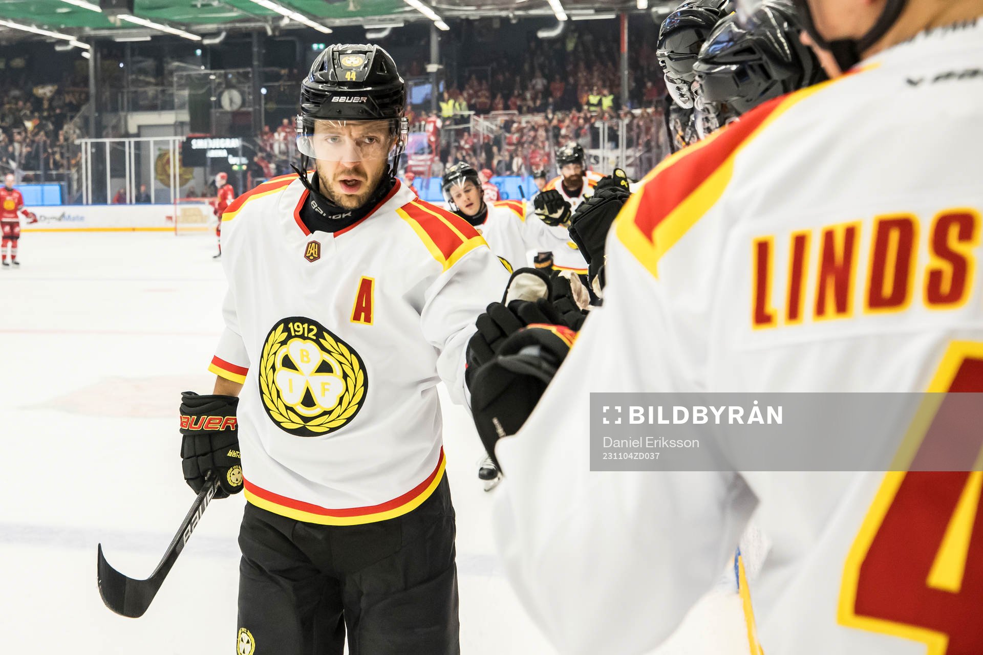 Brynäs Jacob Blomqvist jublar