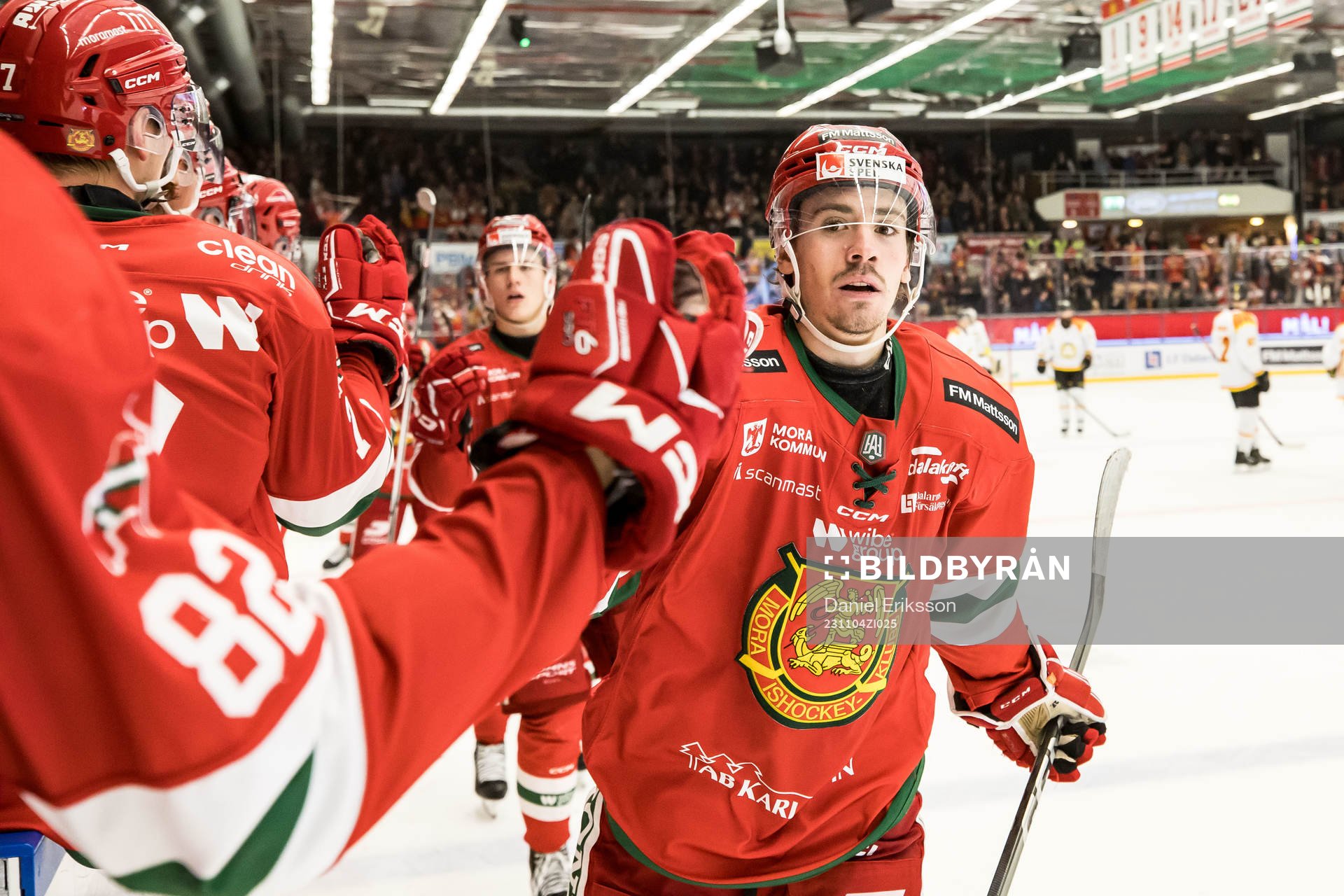 Mora IKs Ludvig Levinsson jublar