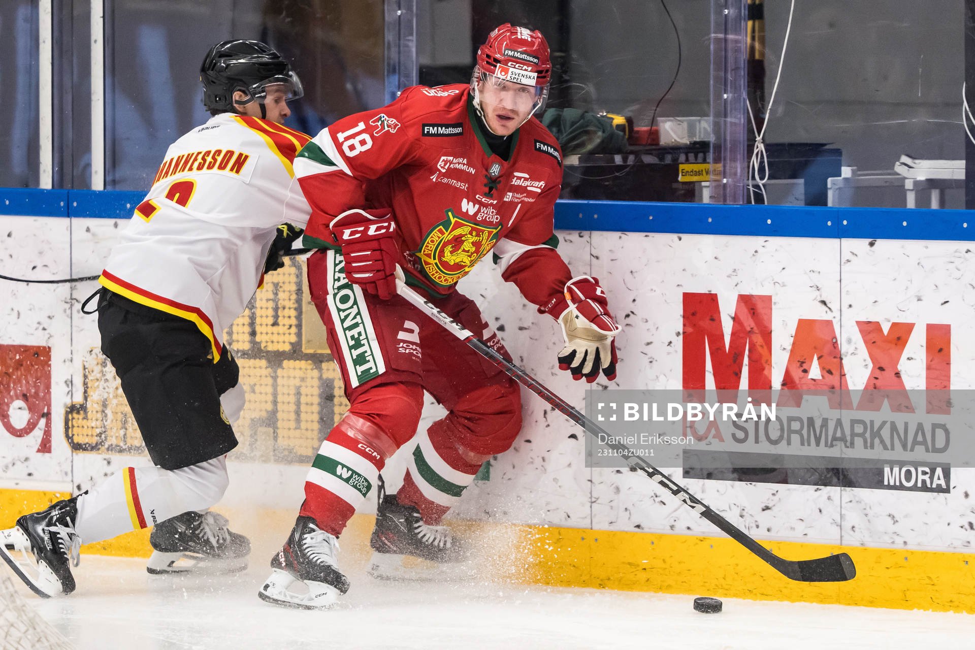 Brynäs Anton Johannesson och Moras Henrik Eriksson