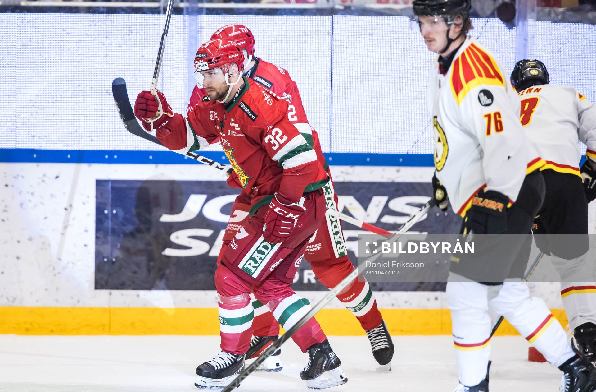 Mora IKs Markus Modigs jublar