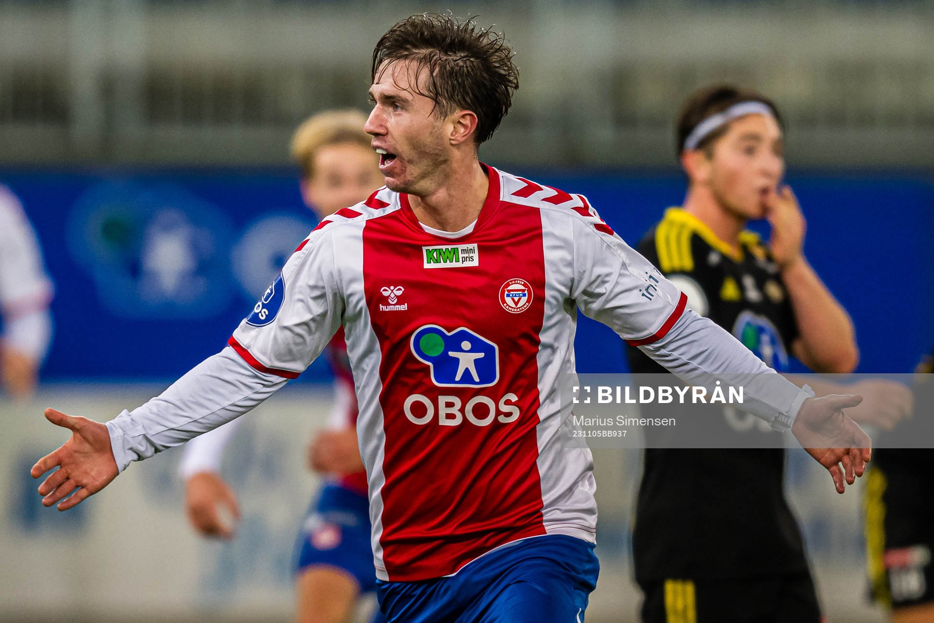 Remi-André Svindland of KFUM celebrates