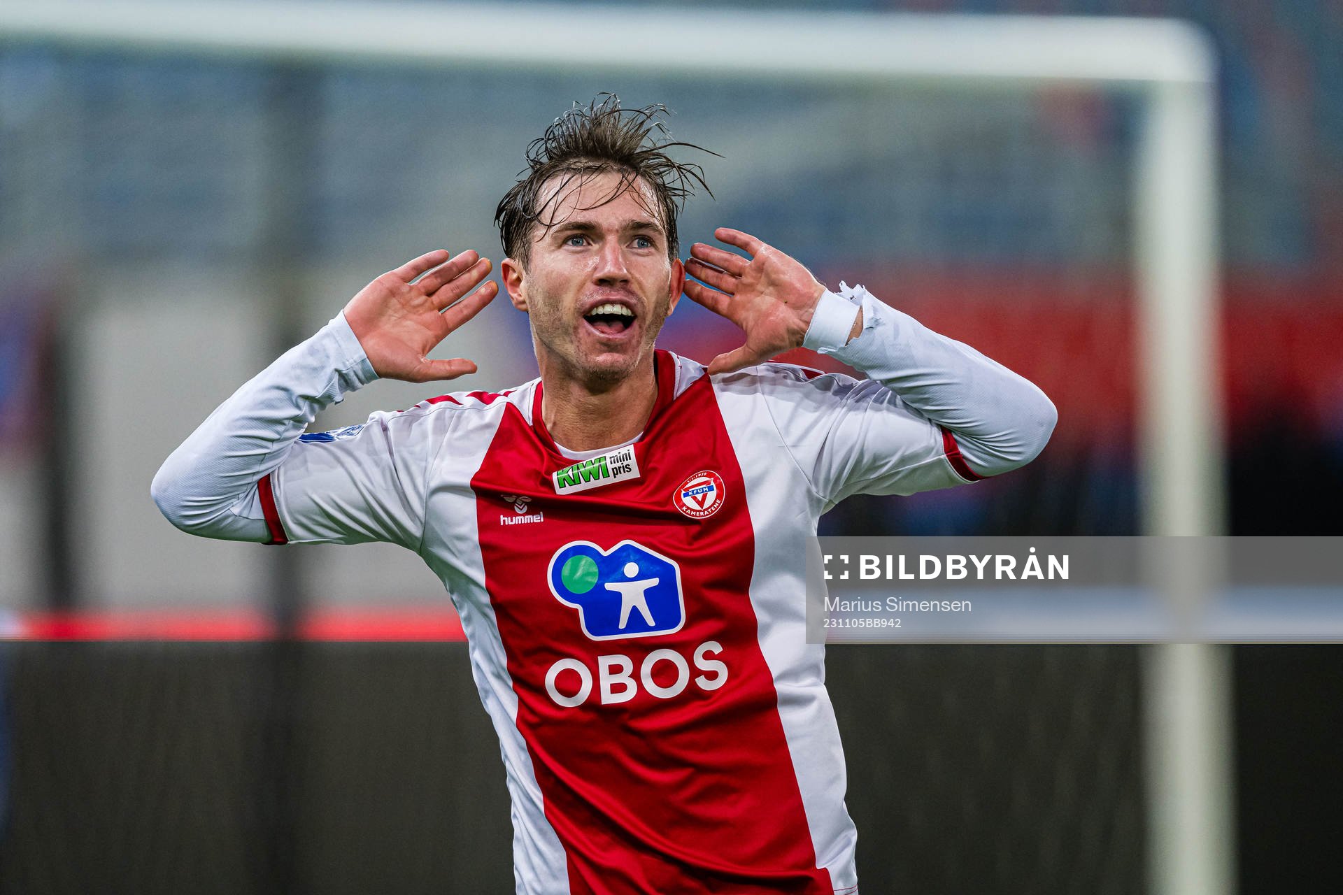 Remi-André Svindland of KFUM celebrates