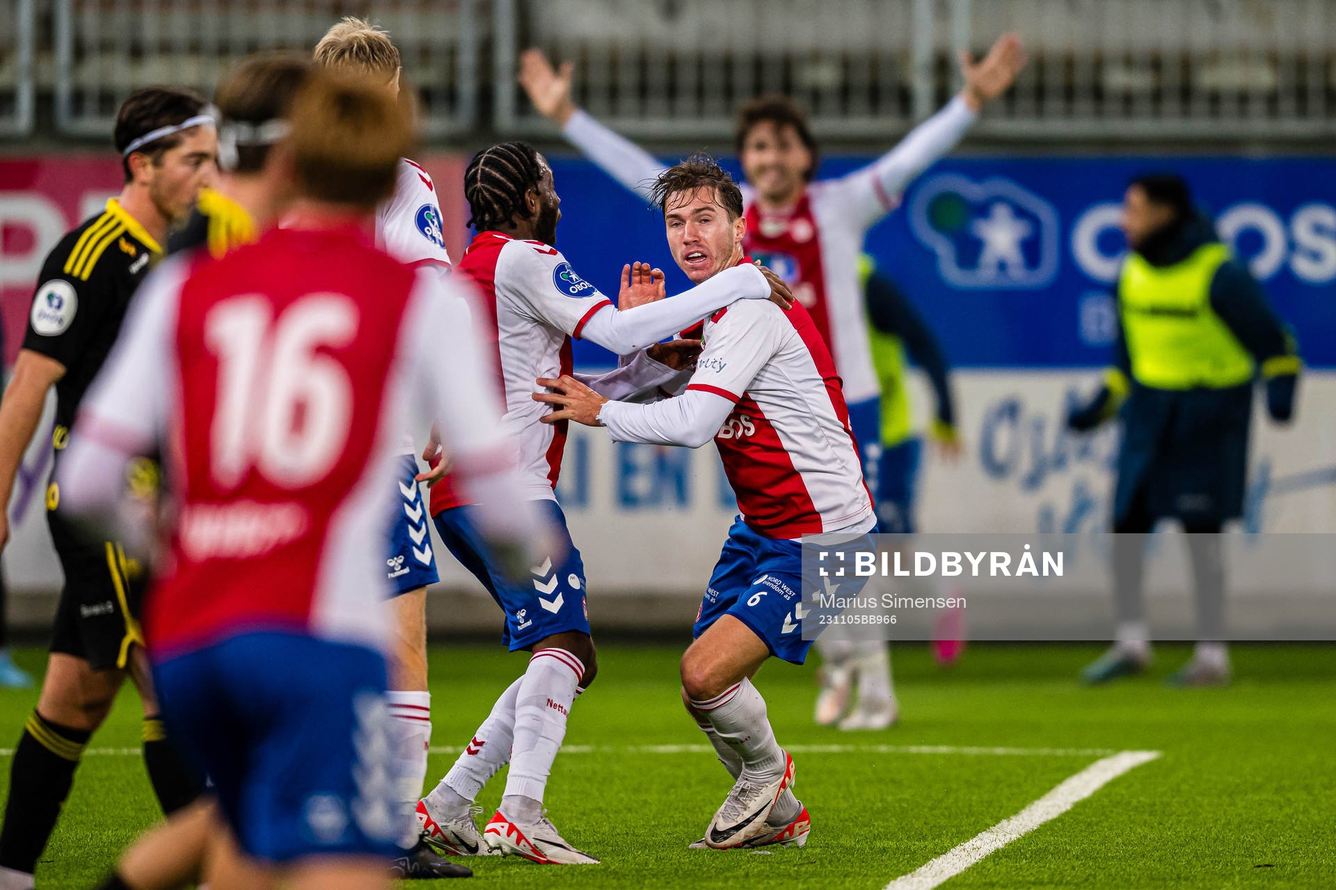 Remi-André Svindland of KFUM celebrates