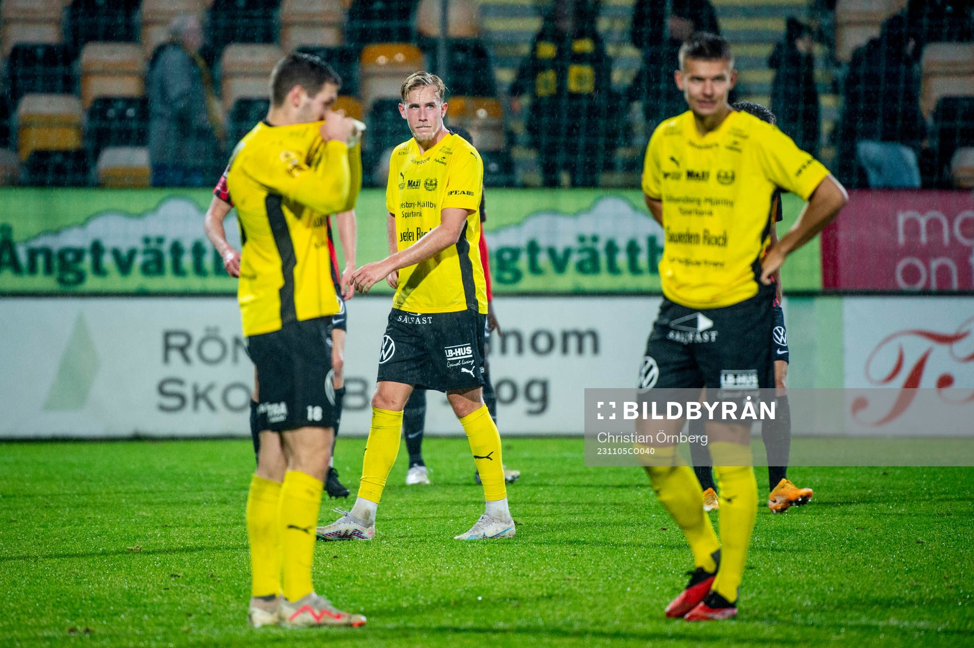 Mjällbys spelare deppar