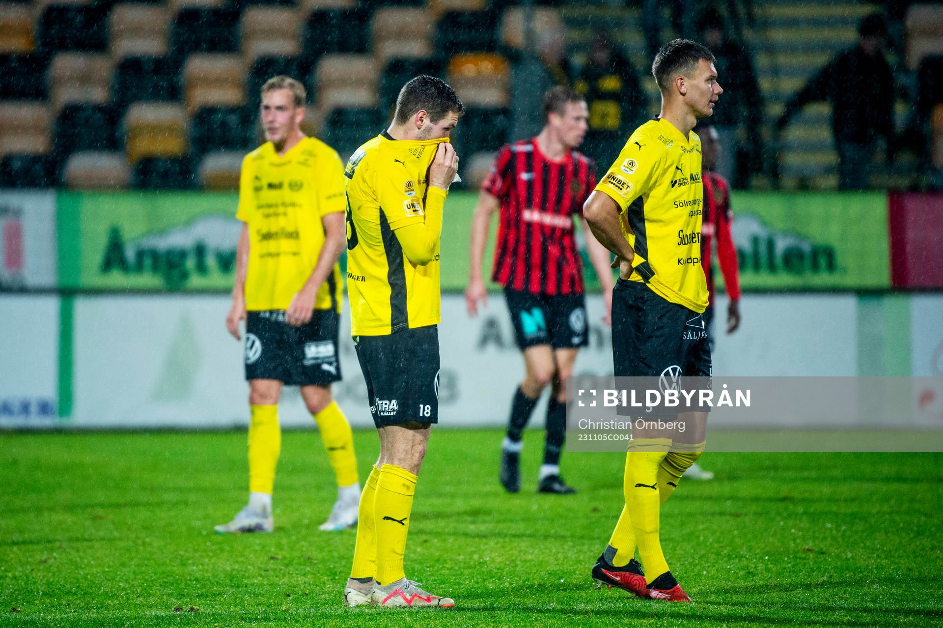 Mjällbys spelare deppar