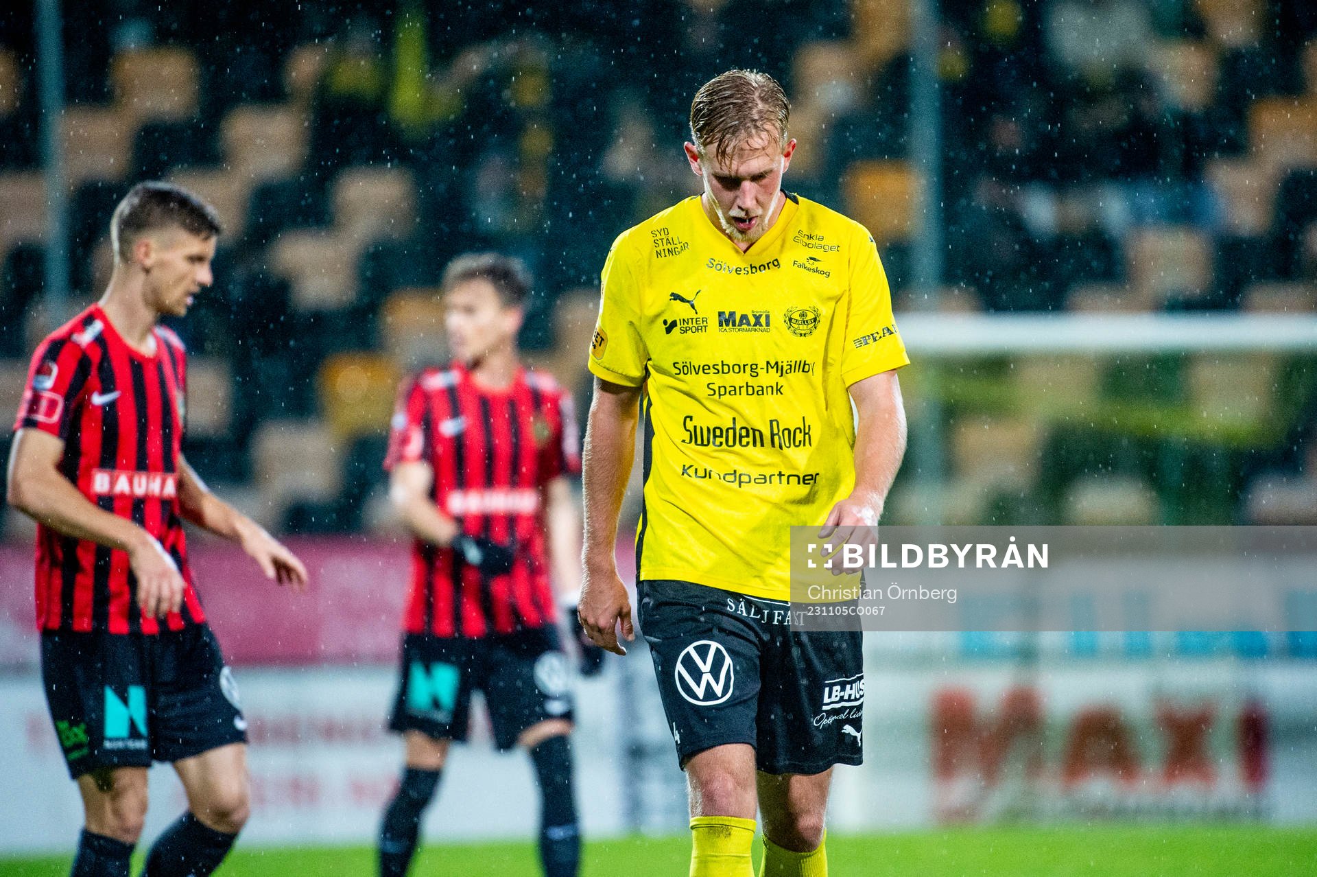 Mjällbys Herman Johansson deppar