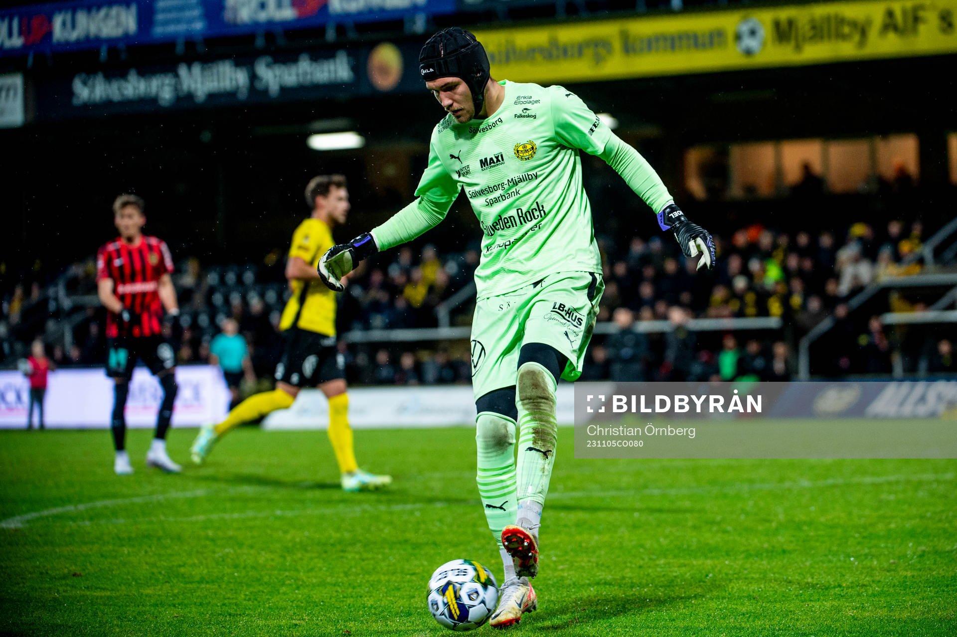Mjällbys målvakt Noel Törnqvist