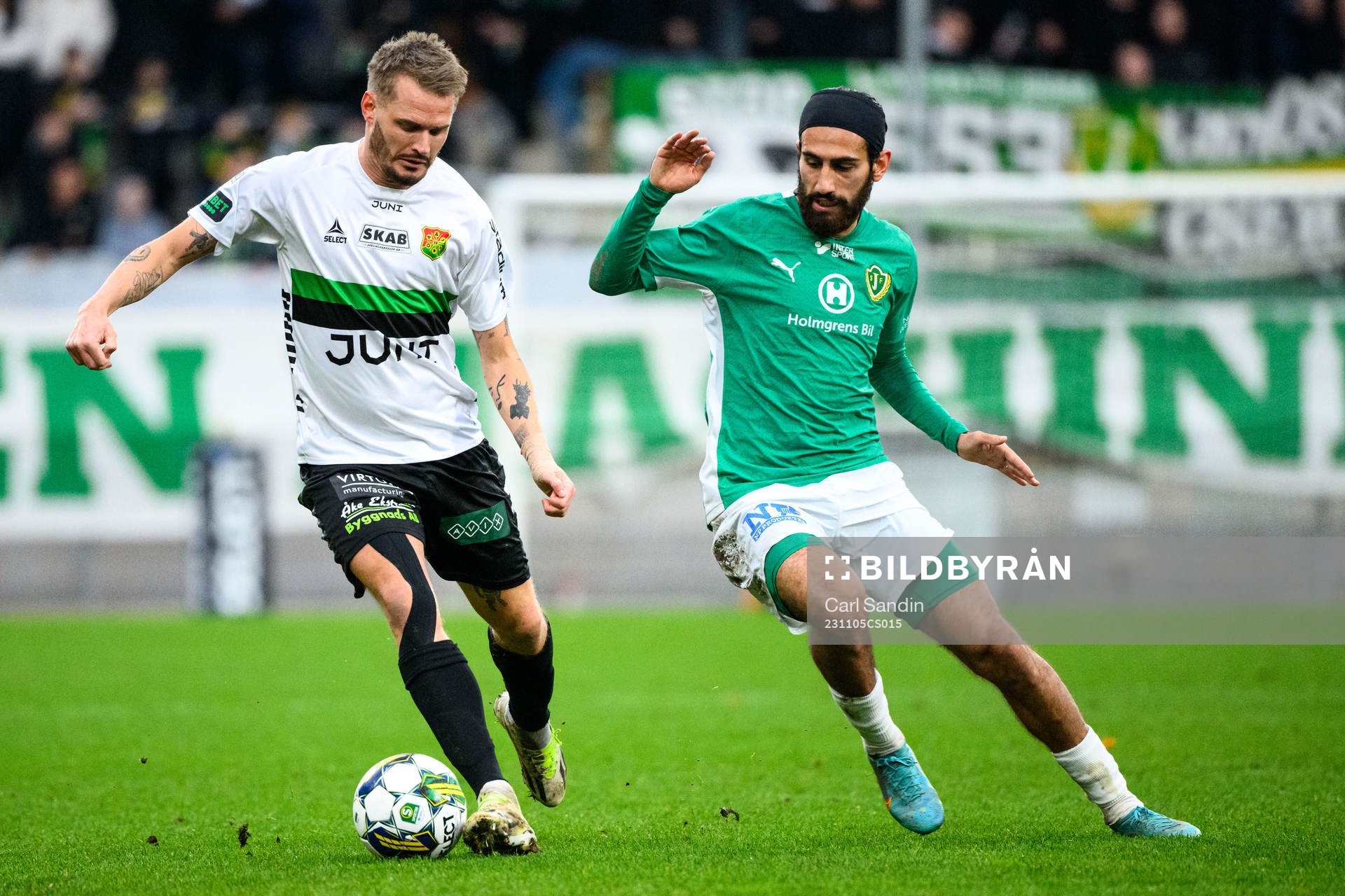 GAISs Jonas Lindberg och Jönköpings Södras Hady Saleh