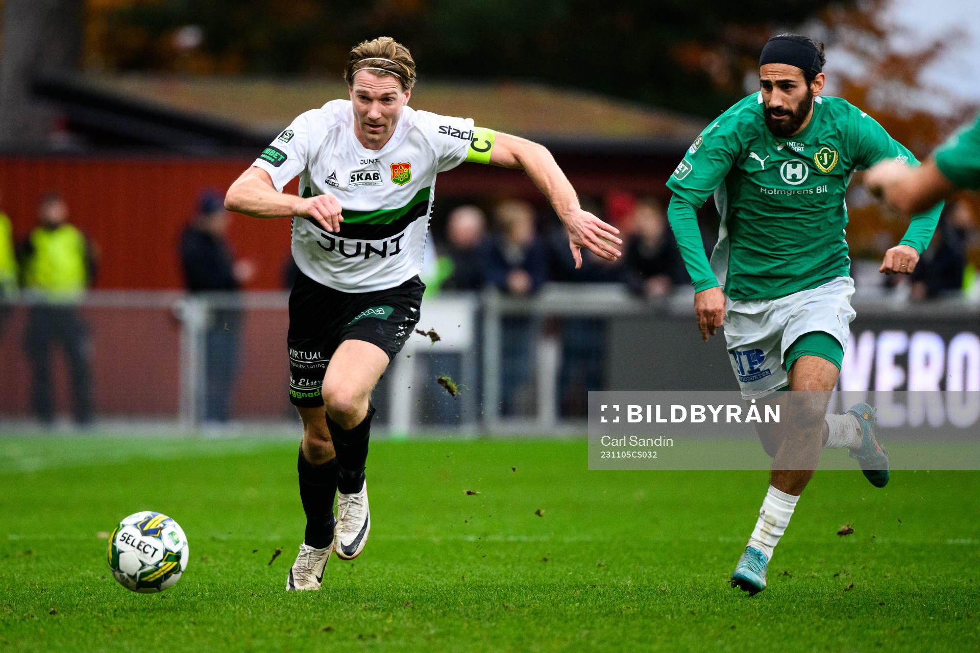 GAISs August Wängberg och Jönköpings Södras Hady Saleh