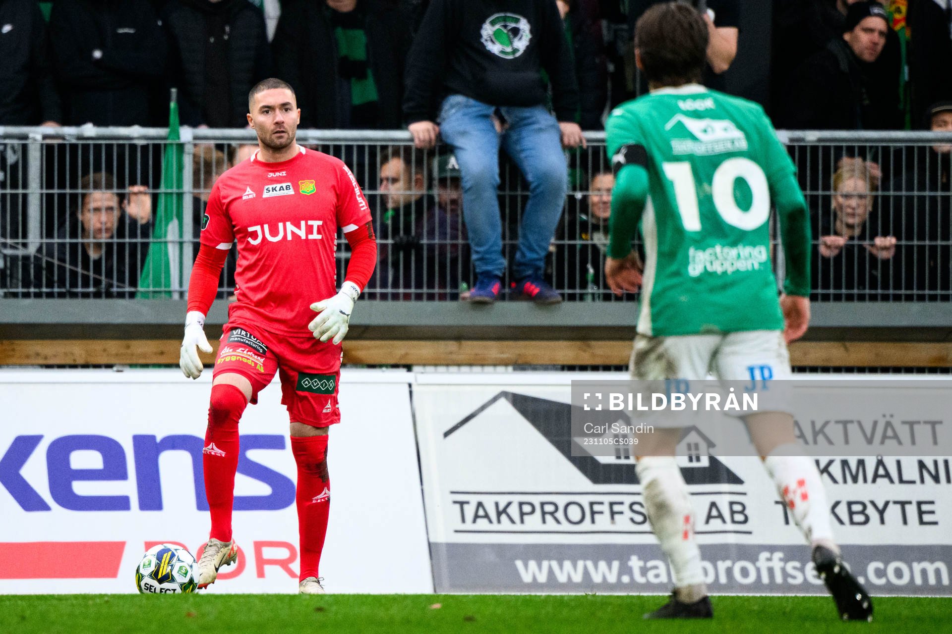 GAISs målvakt Mergim Krasniqi