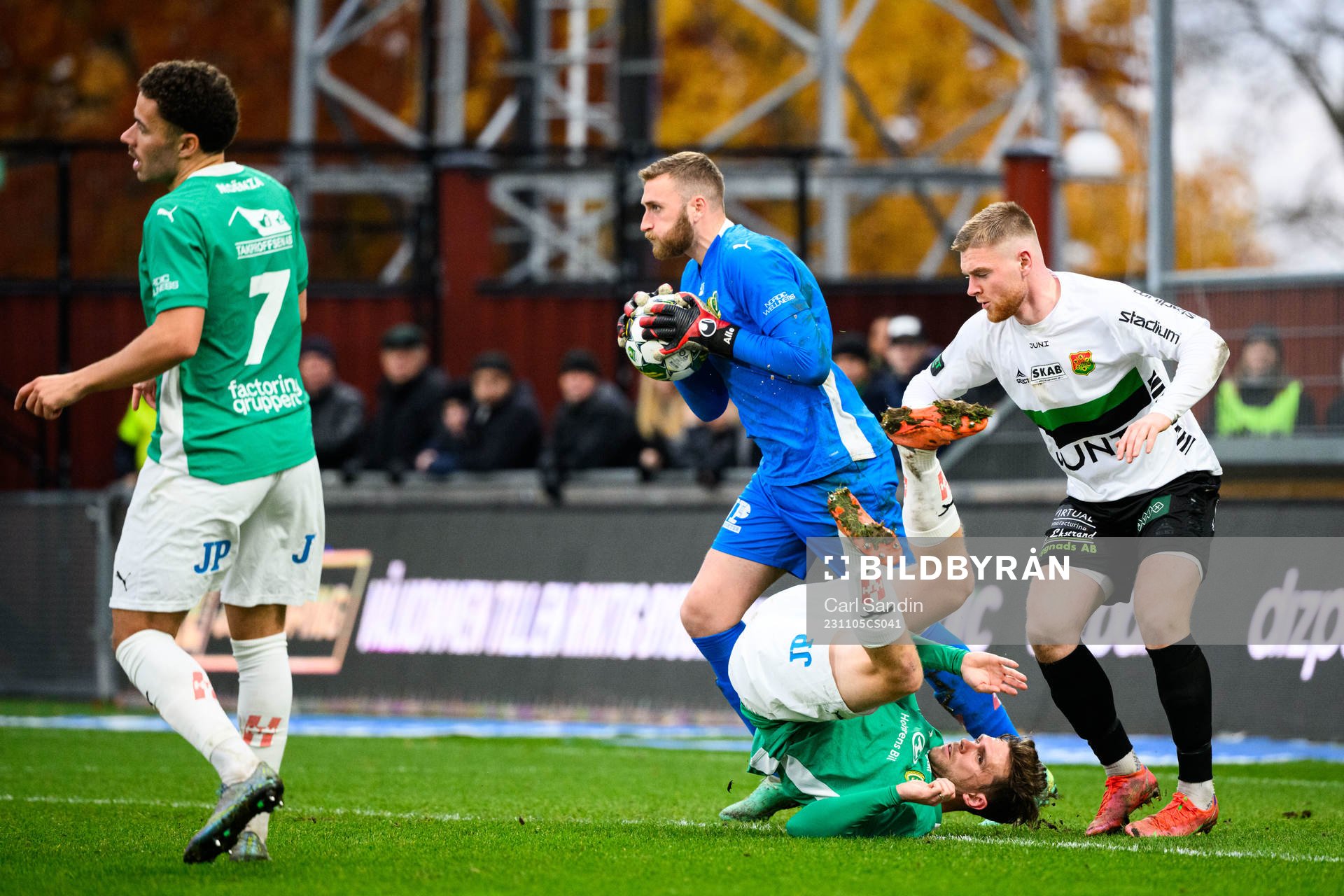 Jönköpings Södras målvakt Alexander Nilsson och Jesper