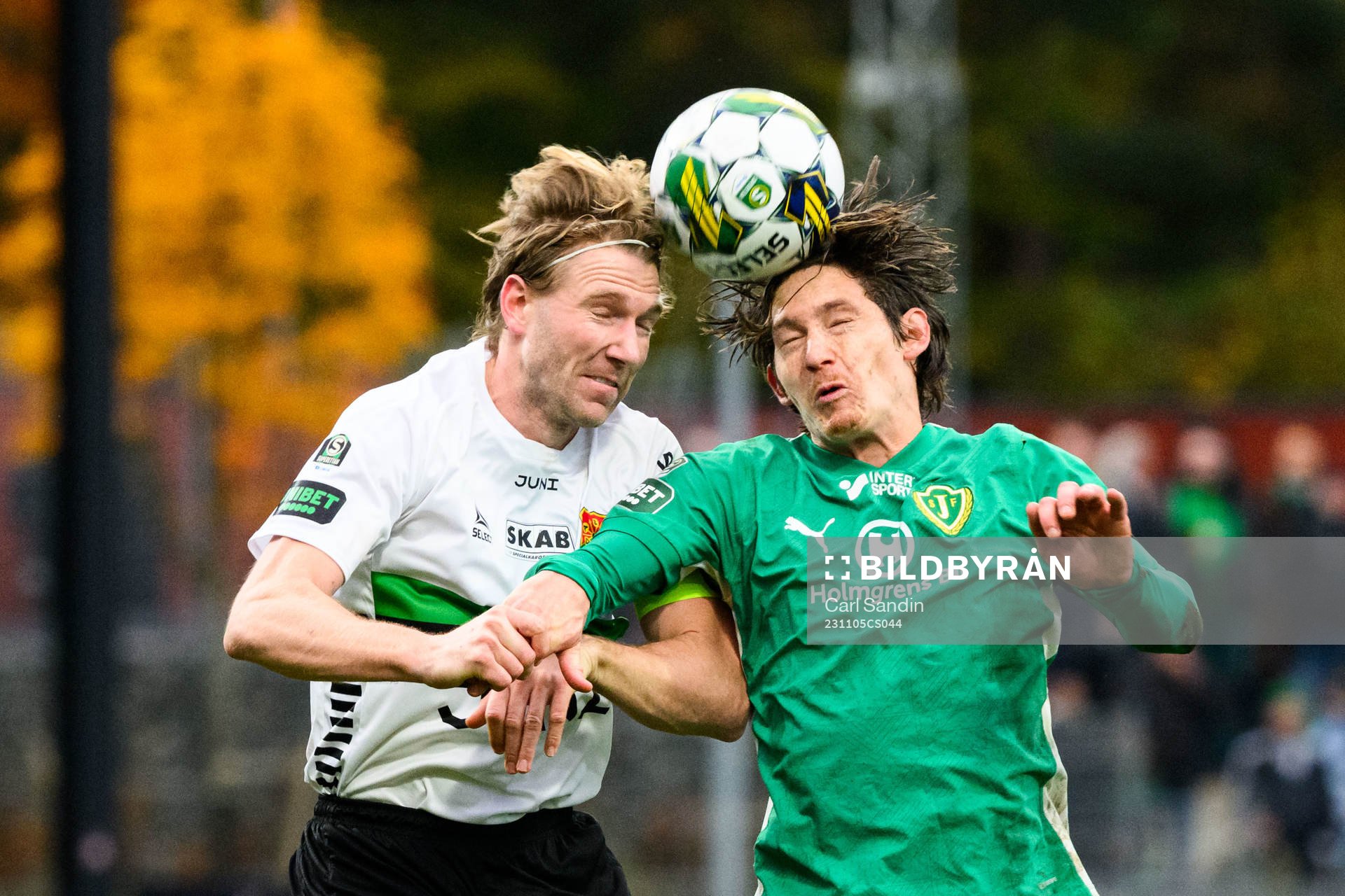 GAISs Dino Salihovic och Jönköpings Södras Robin Book