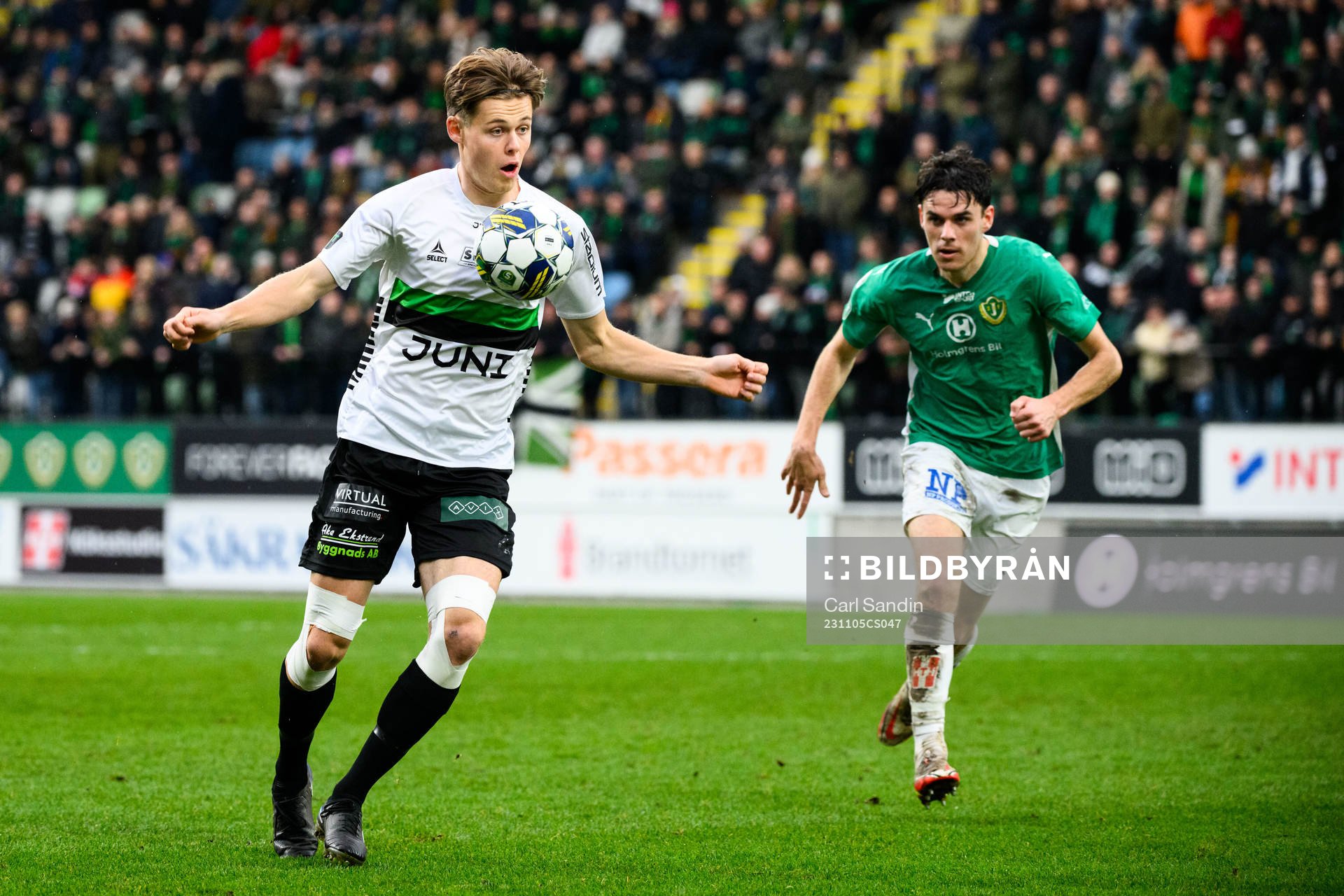 GAISs Axel Henriksson och Jönköpings Södras Samuel Adrian