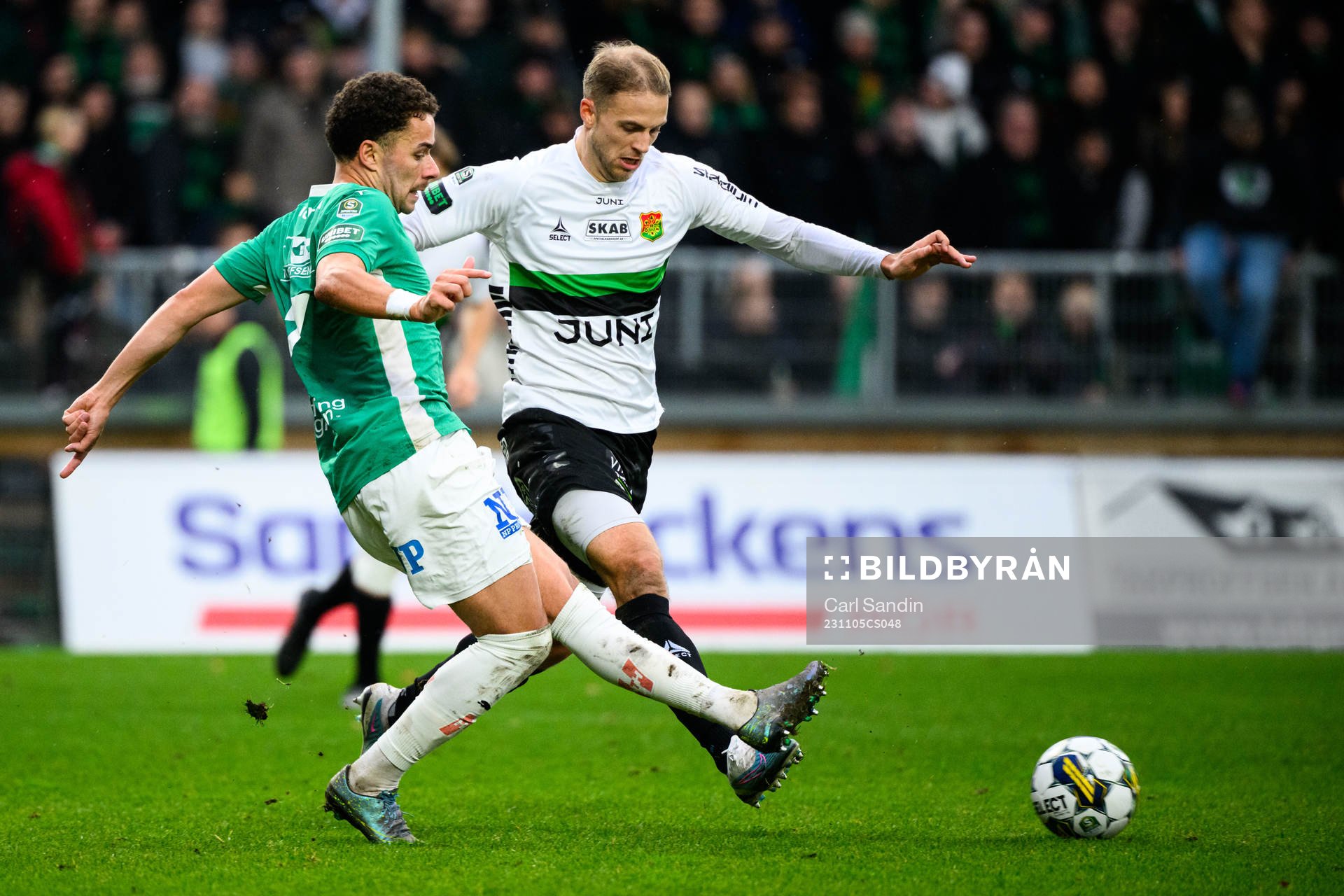 Jönköpings Södras Malkolm Moenza och GAISs Gustav
