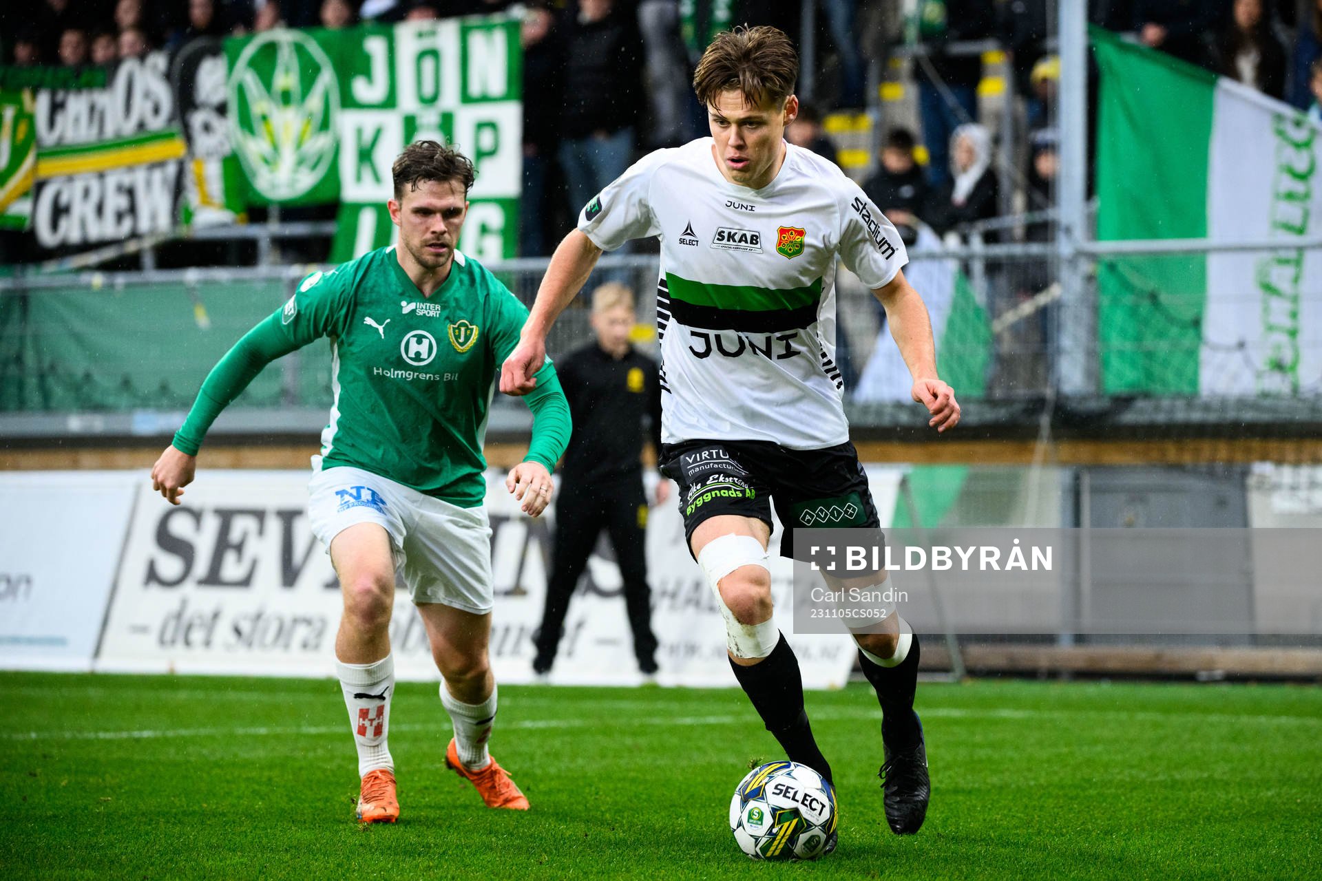 Jönköpings Södras Jesper Manns och GAISs Axel Henriksson