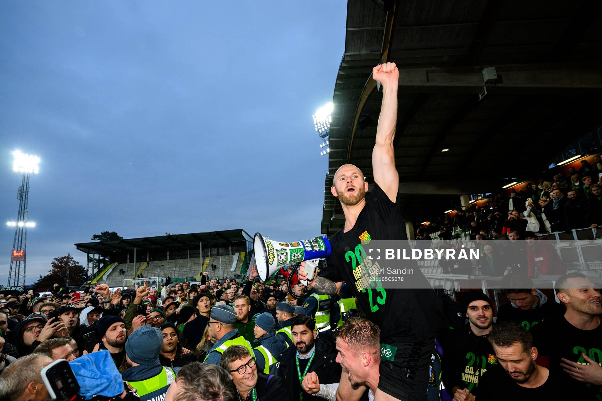 GAISs Niklas Andersen jublar över avancemang till