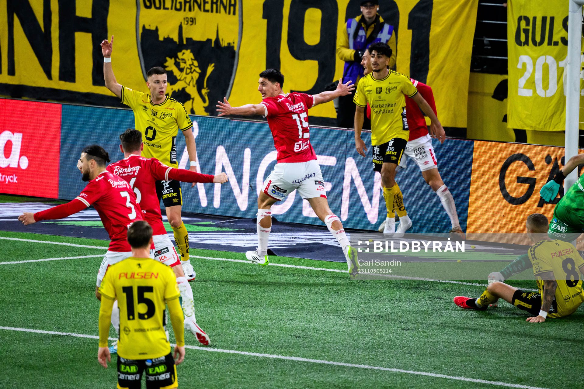 Degerfors Seid Korac jublar