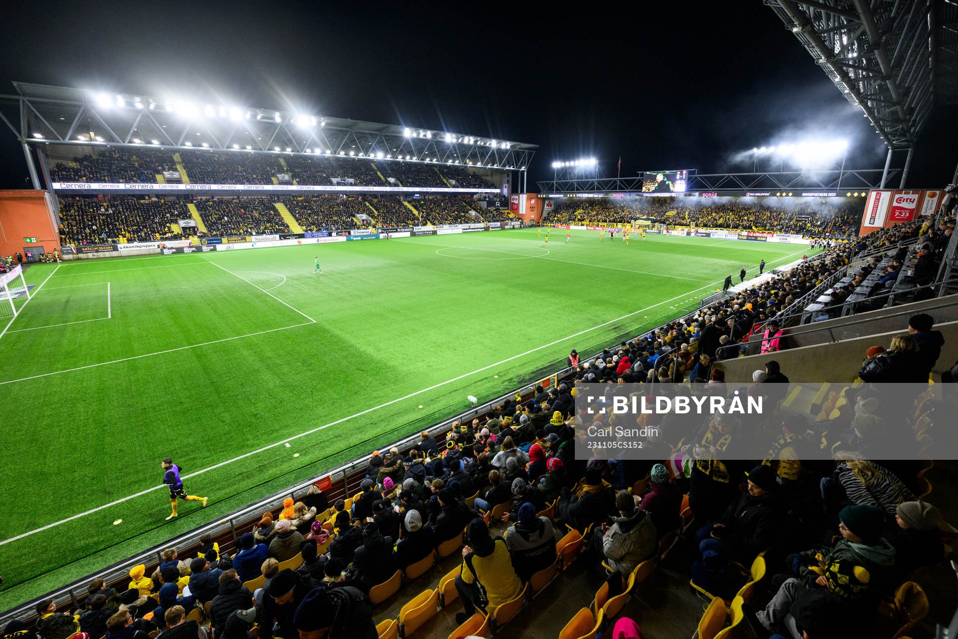 under fotbollsmatchen i Allsvenskan mellan Elfsborg och