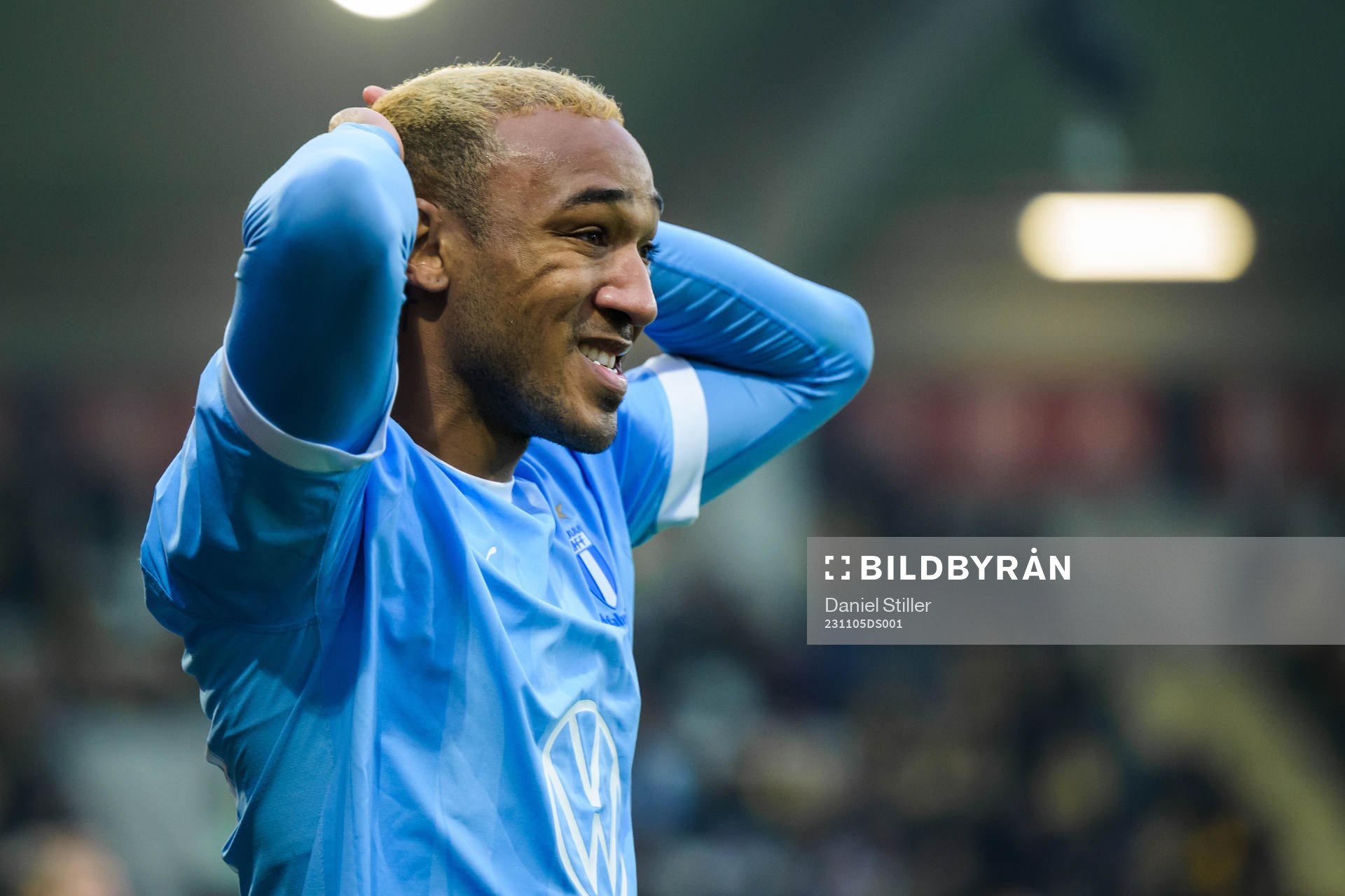 Malmö FFs Derek Cornelius deppar