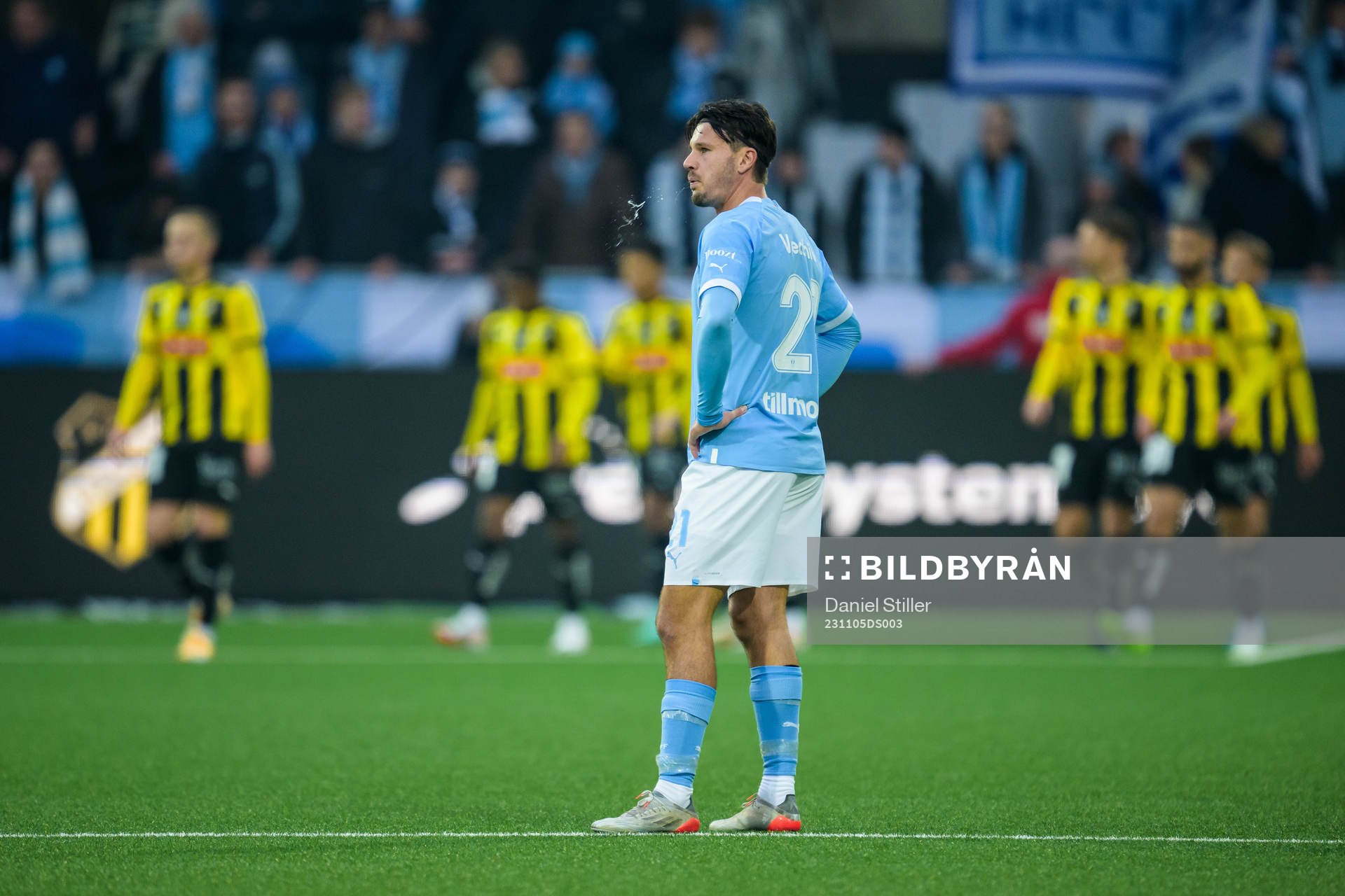 Malmö FFs Stefano Vecchia deppar